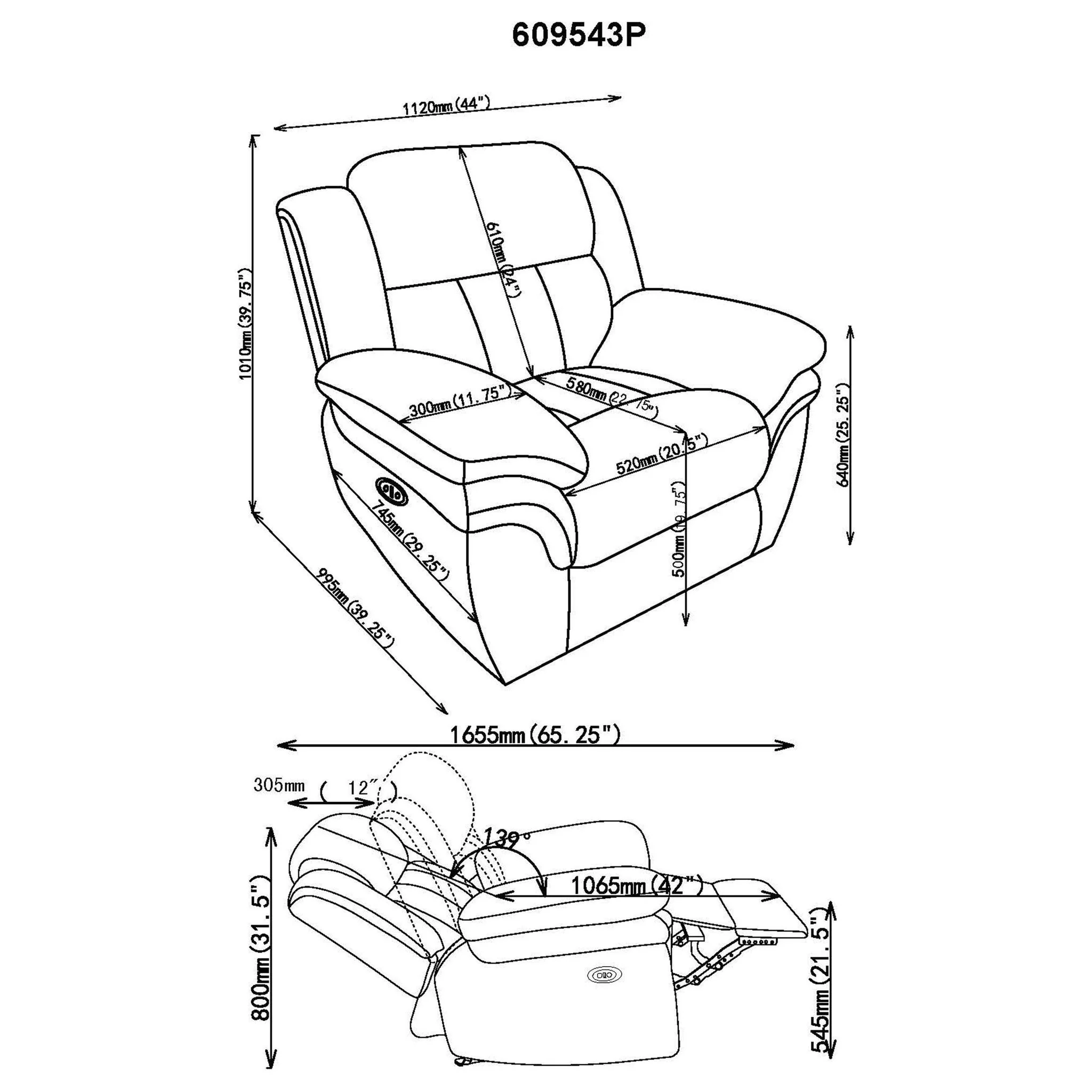Pannen - Glider Recliner - Image 8