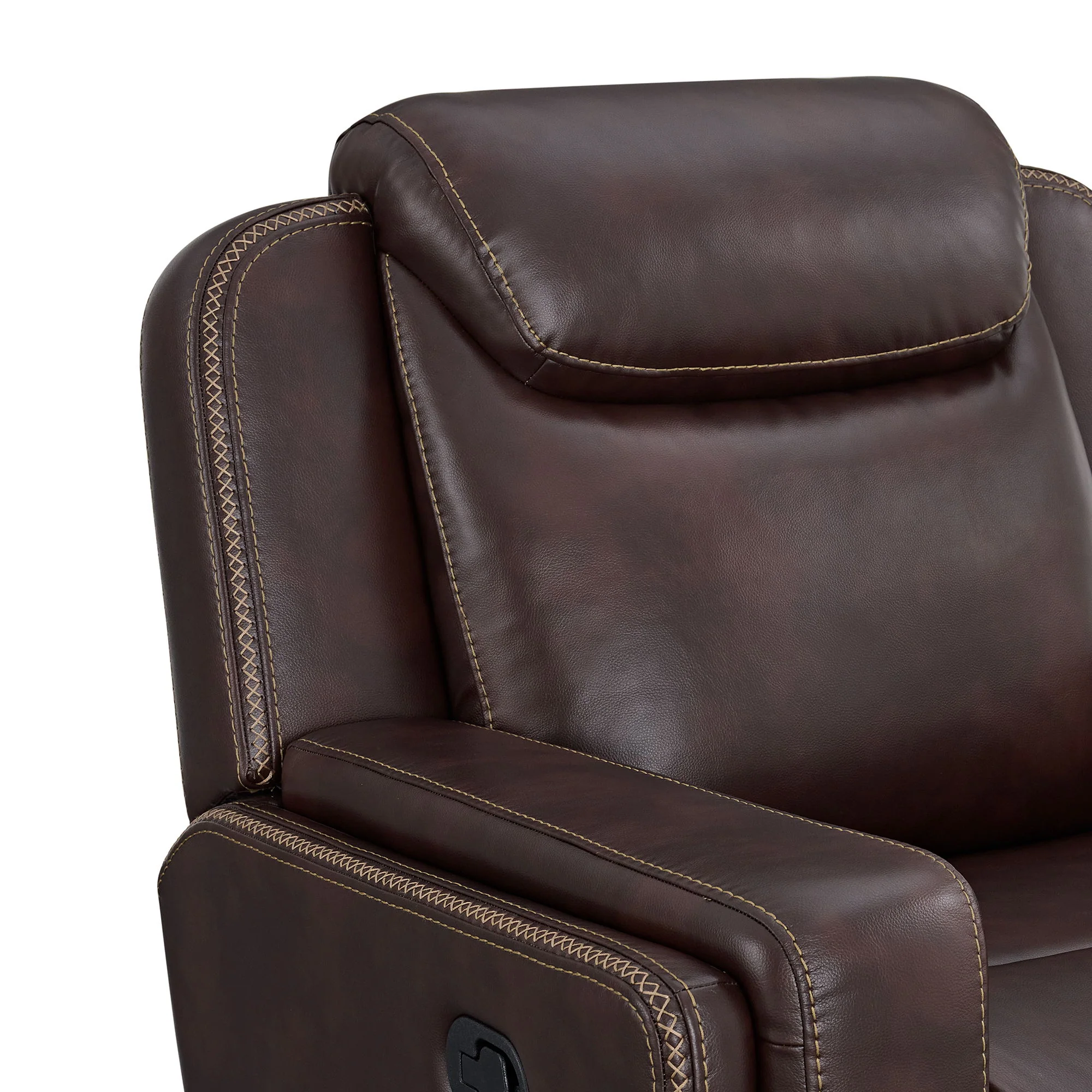 Panther - Motion Loveseat With Console - Neono Brown - Image 4