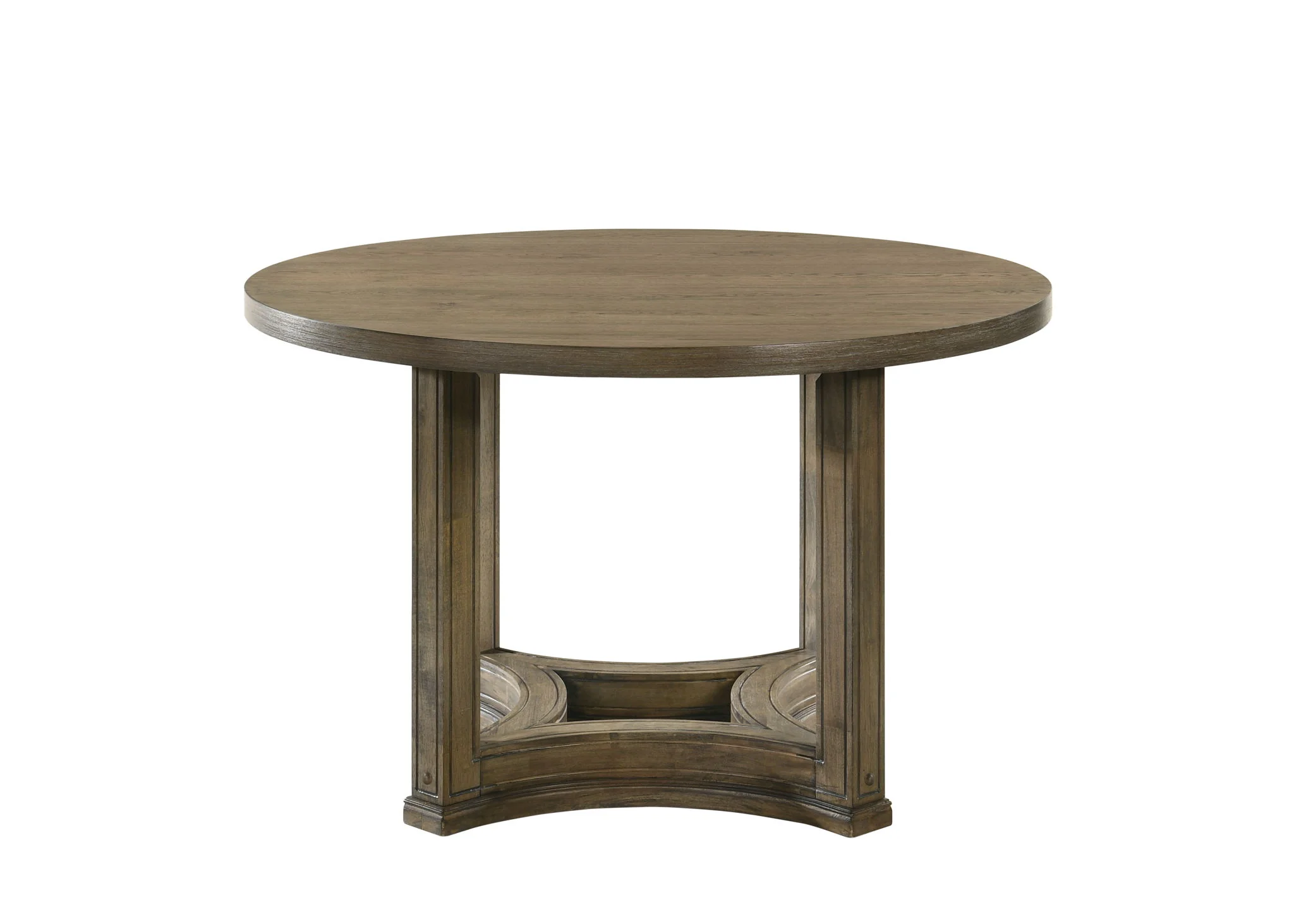 Parfield - 5 Pieces Round Dining Room Set - Light Brown / Oak - Image 8