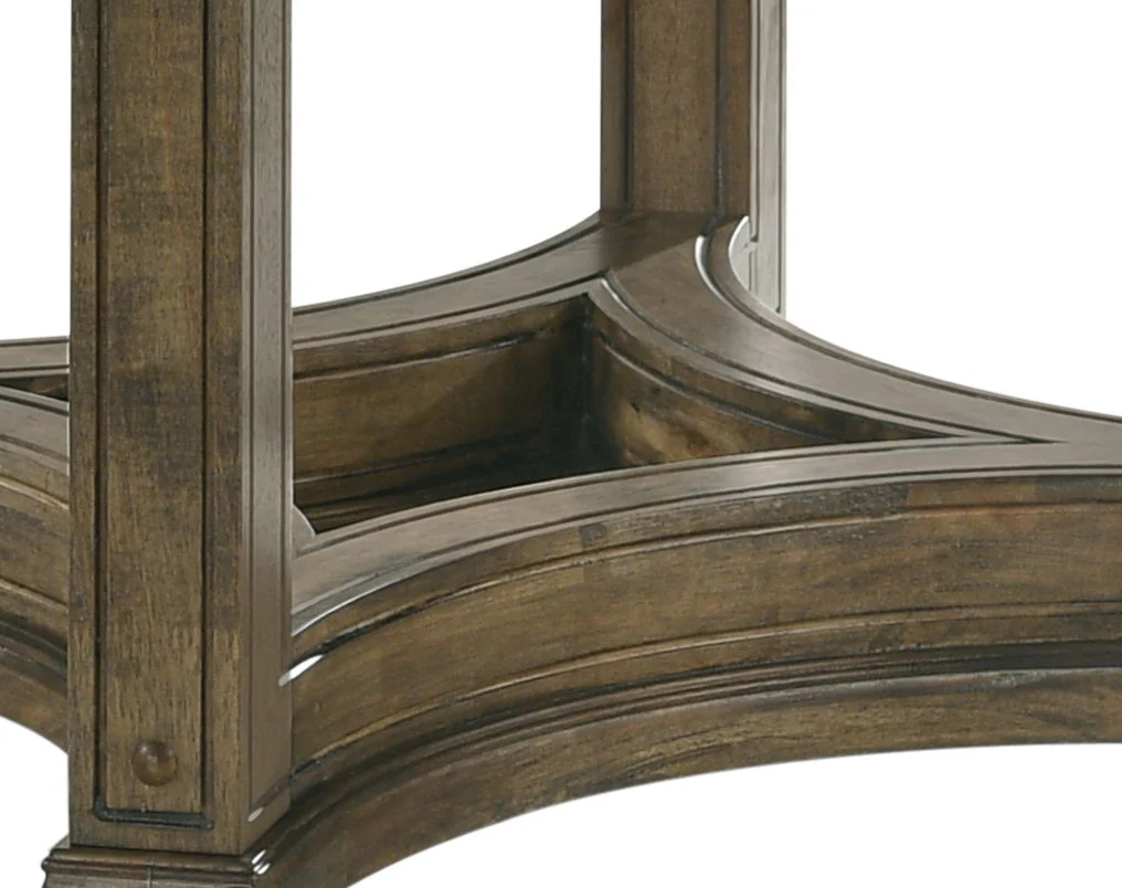 Parfield - Weathered Round Dining Table - Oak - Image 4