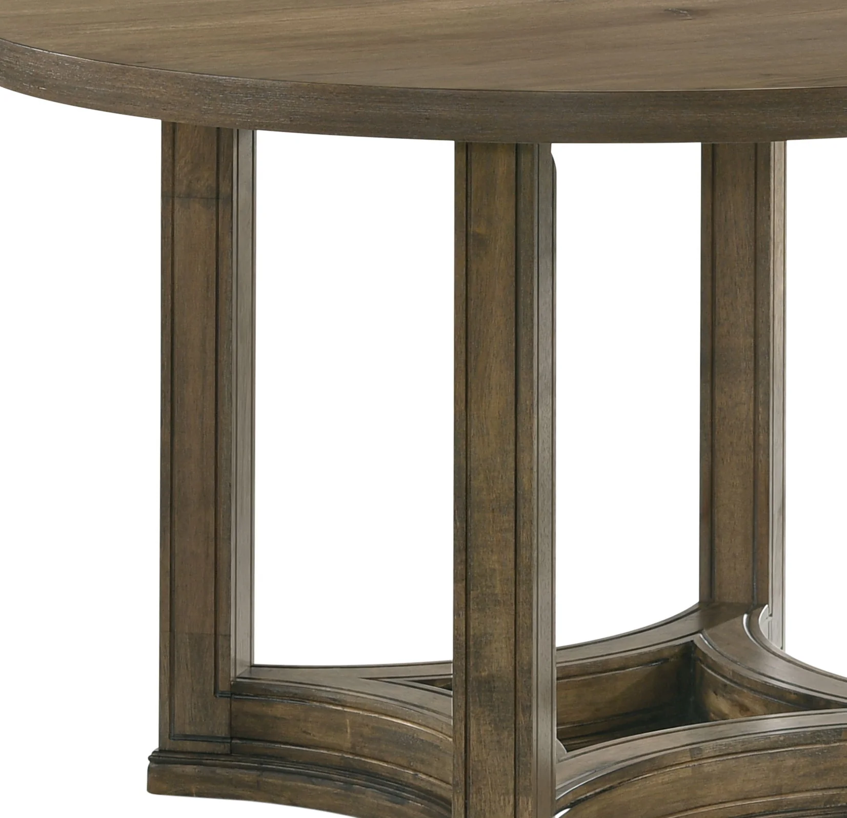 Parfield - Weathered Round Dining Table - Oak - Image 6