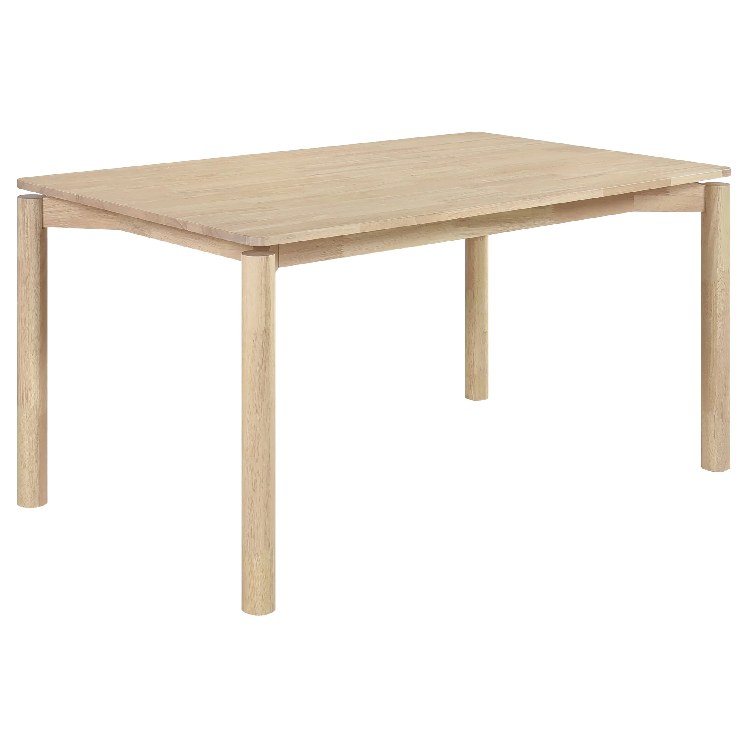 Parkridge 5-Piece 59-Inch White Washed Wood Dining Set - Image 3