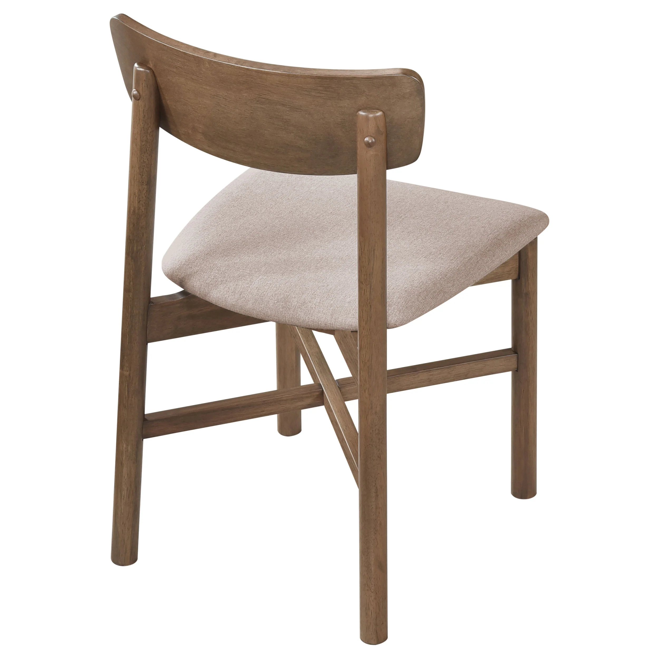 Parkridge Dining Side Chair Natural Walnut, Set of 2 - Image 6