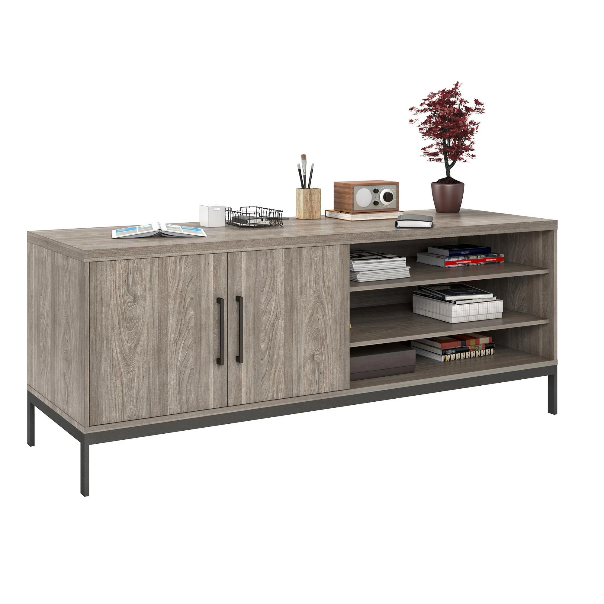 Parkside - Credenza - Light Oak - Image 2