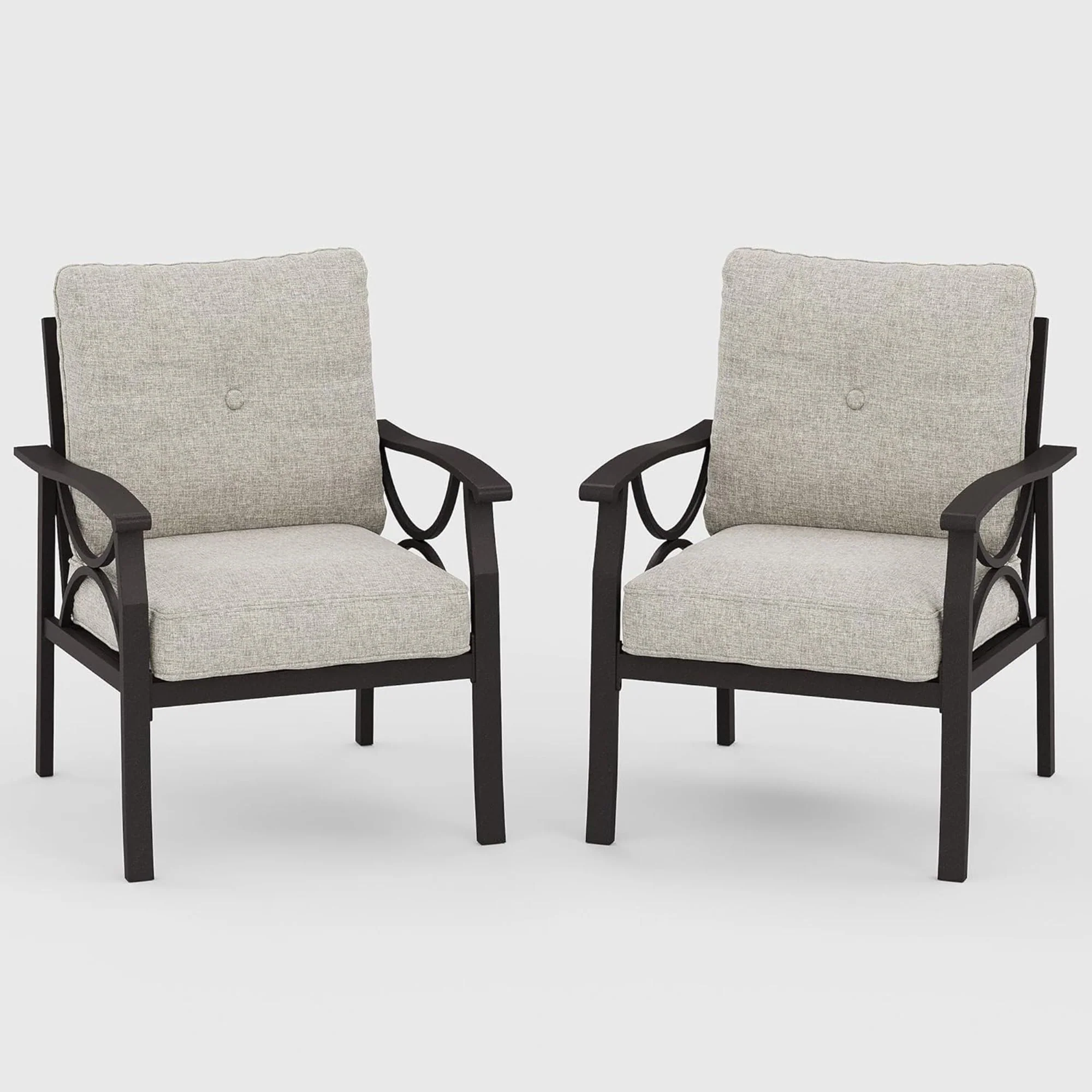 Patio Furniture Set With Coffee Table And Cushions For Backyard - Image 75
