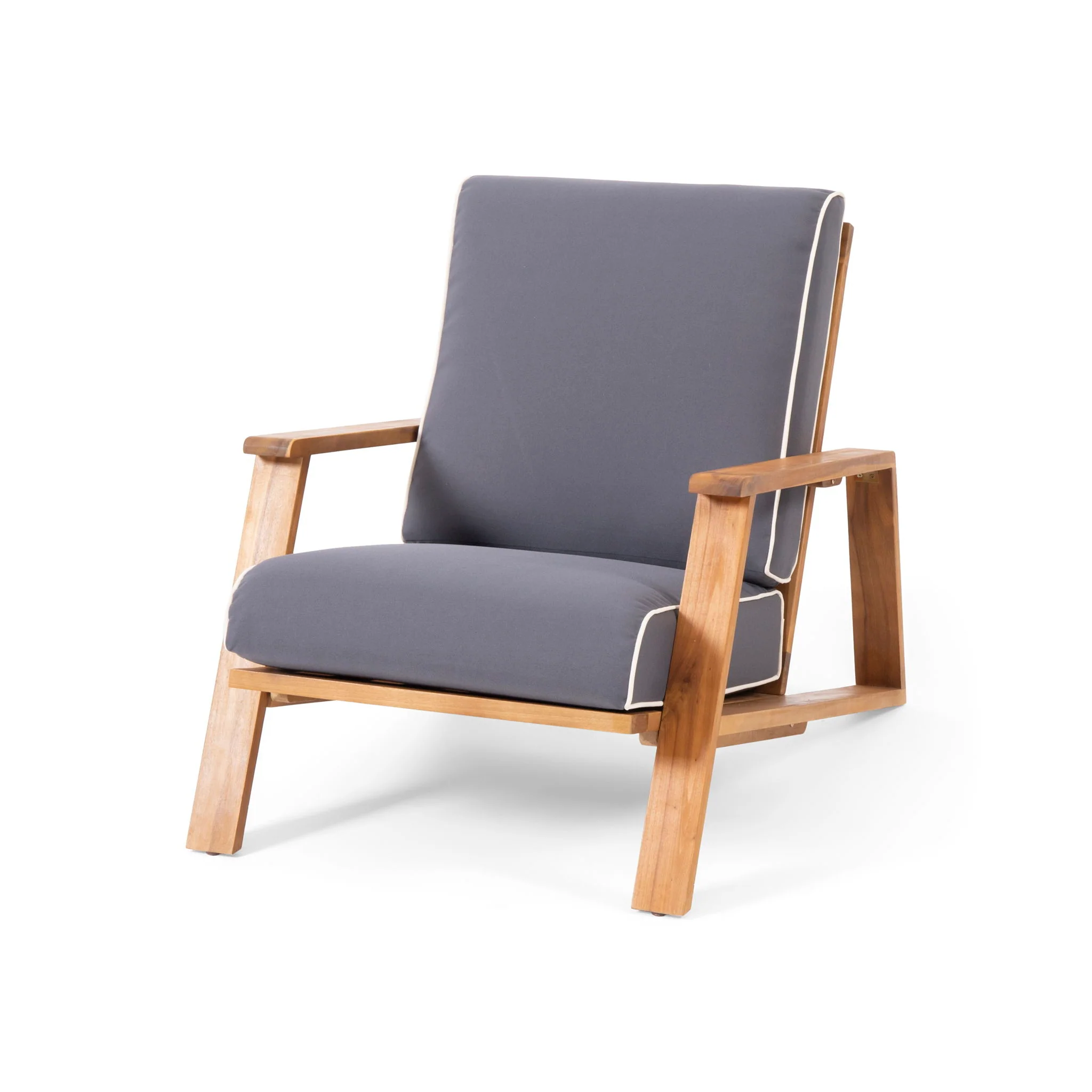 Patio Lounge Chair, Outdoor Club Chair - Image 2