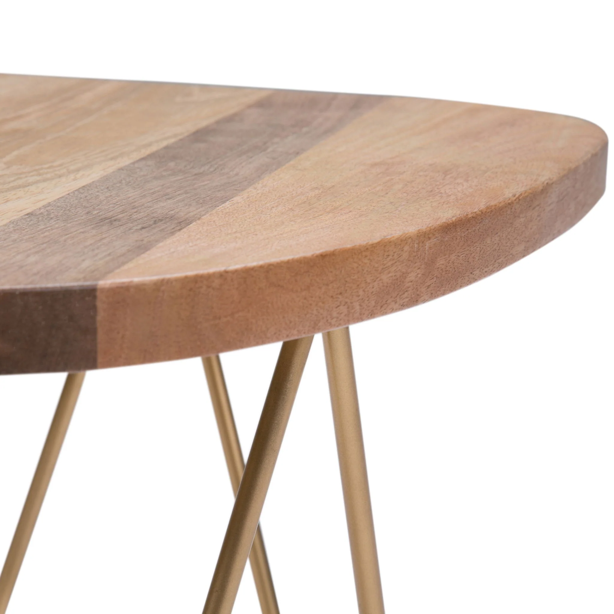 Patrice - Handcrafted Metal And Wood Accent Table - Image 3