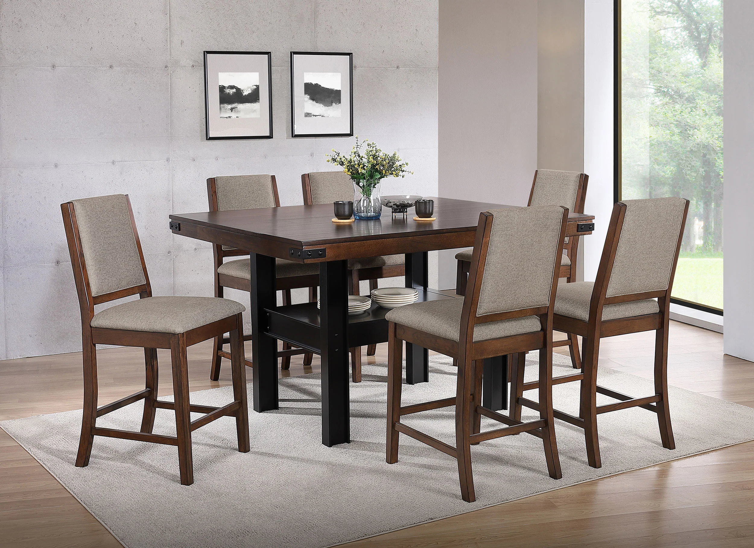 Patterson Upholstered Counter Chair Mango Oak (Set of 2) - Image 13