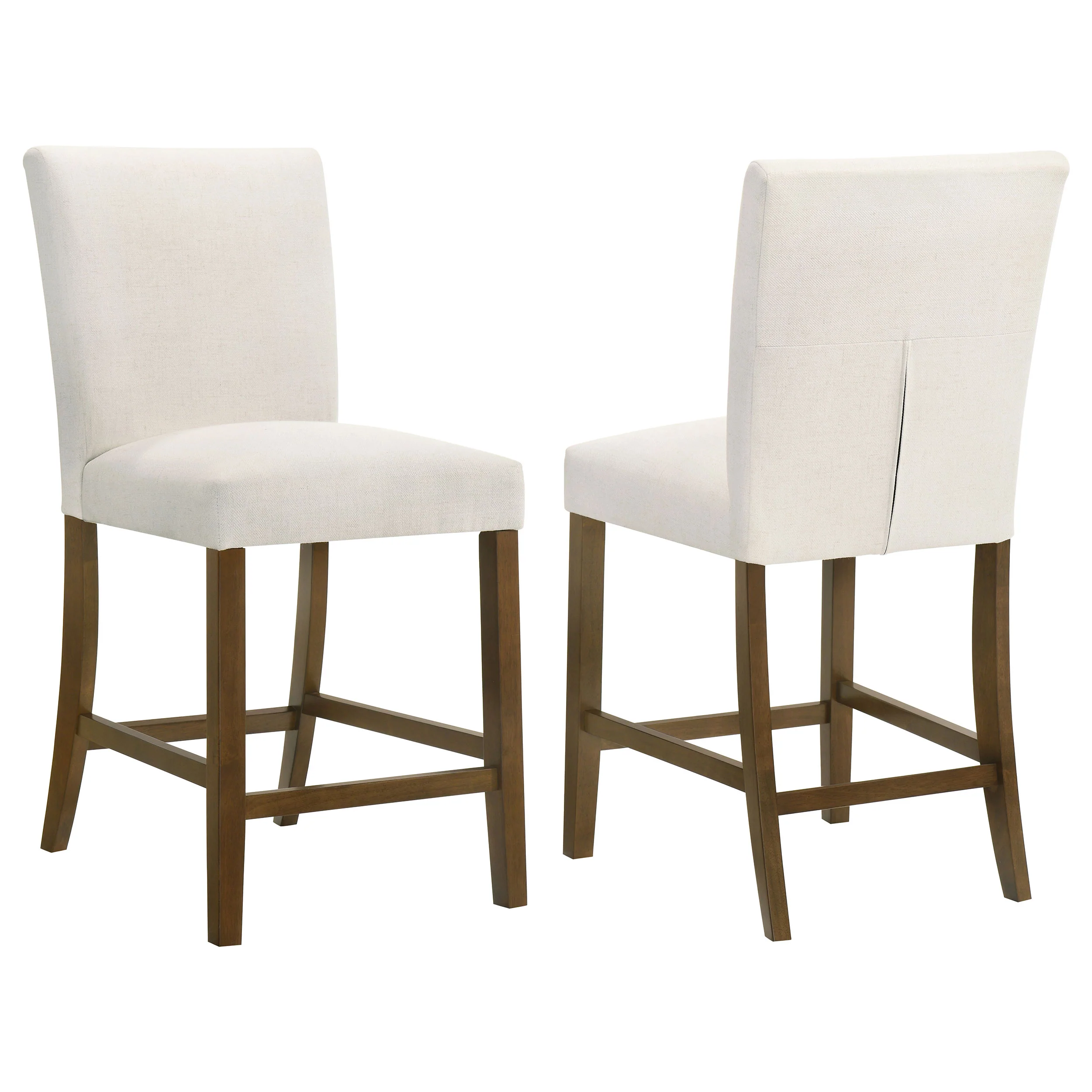 Paxton Upholstered Counter Height Dining Chair Beige, Set of 2