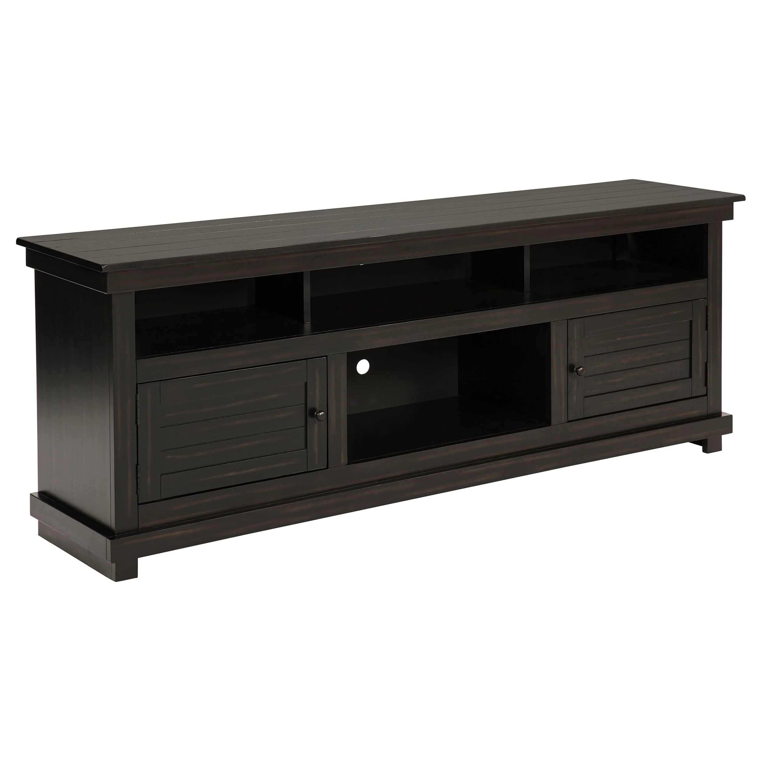 Payne 70-Inch TV Stand Media Console, Distressed Java