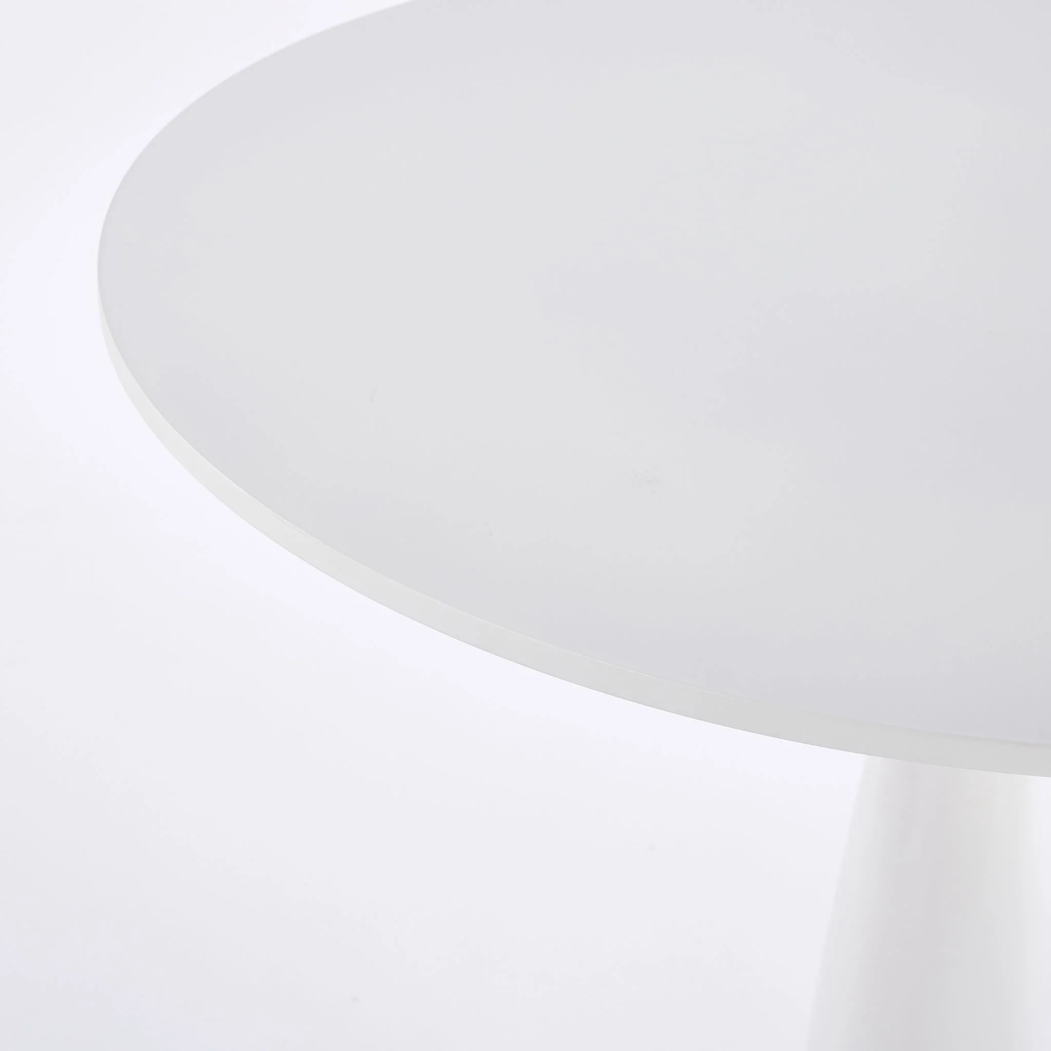 Pedestal Table, Round For Kitchen - White - Image 6