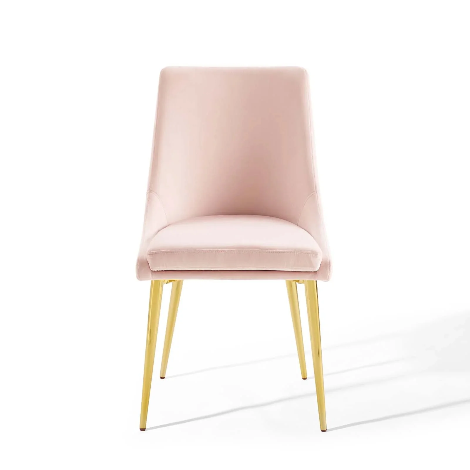 Performance Velvet Accent Dining Chair with Gold Legs - Image 24