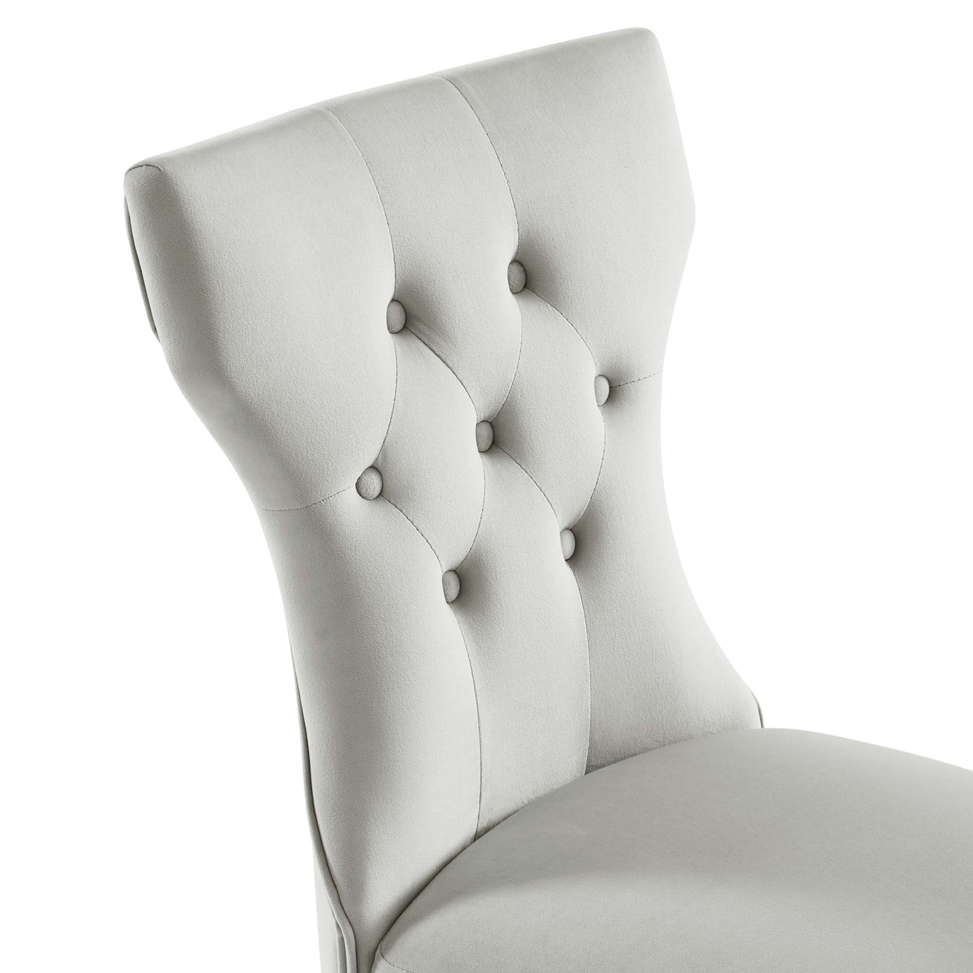 Performance Velvet Dining Side Chairs Set of 2 - Image 27