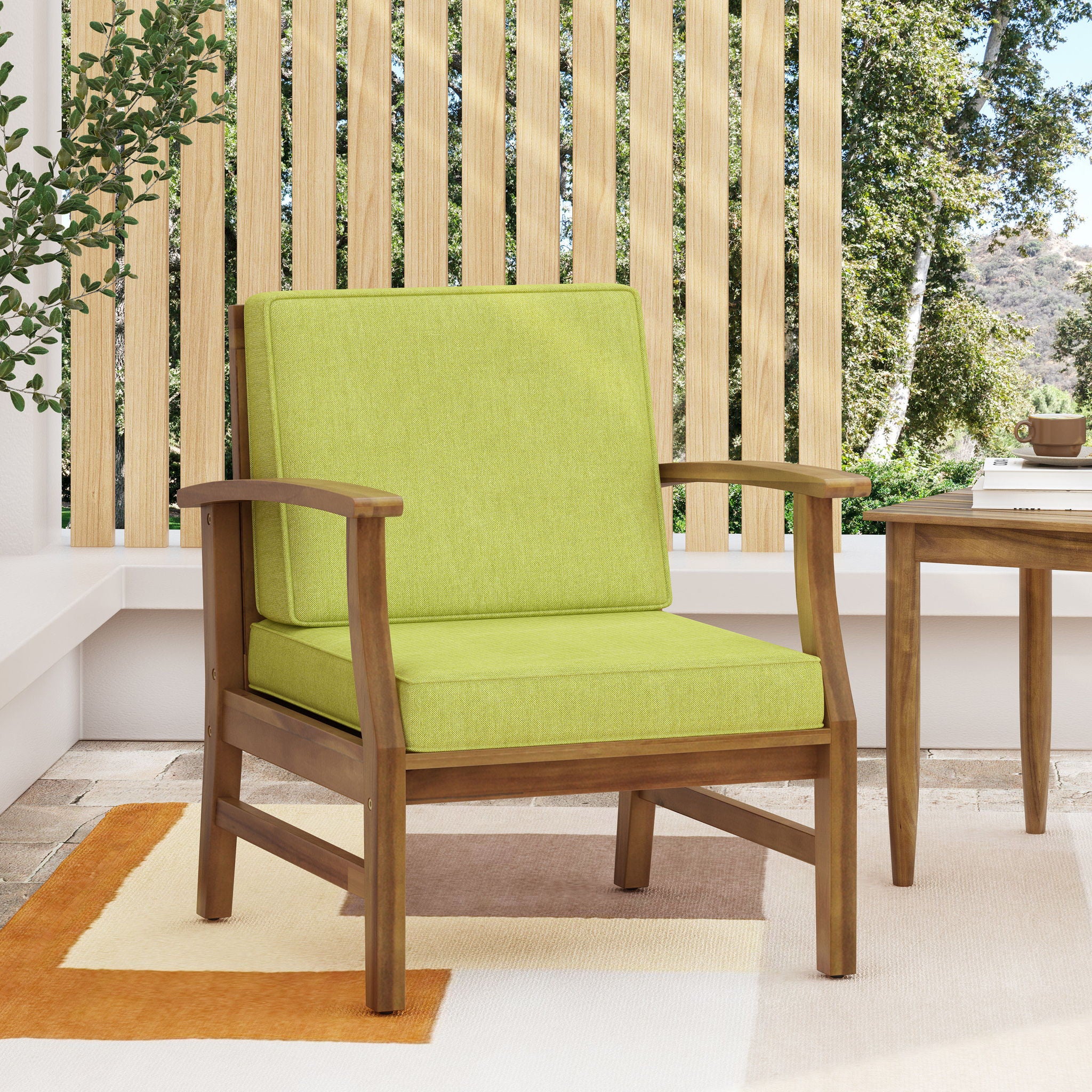 Perla - Contemporary Club Chair With Water Resistant Cushionі - Image 12