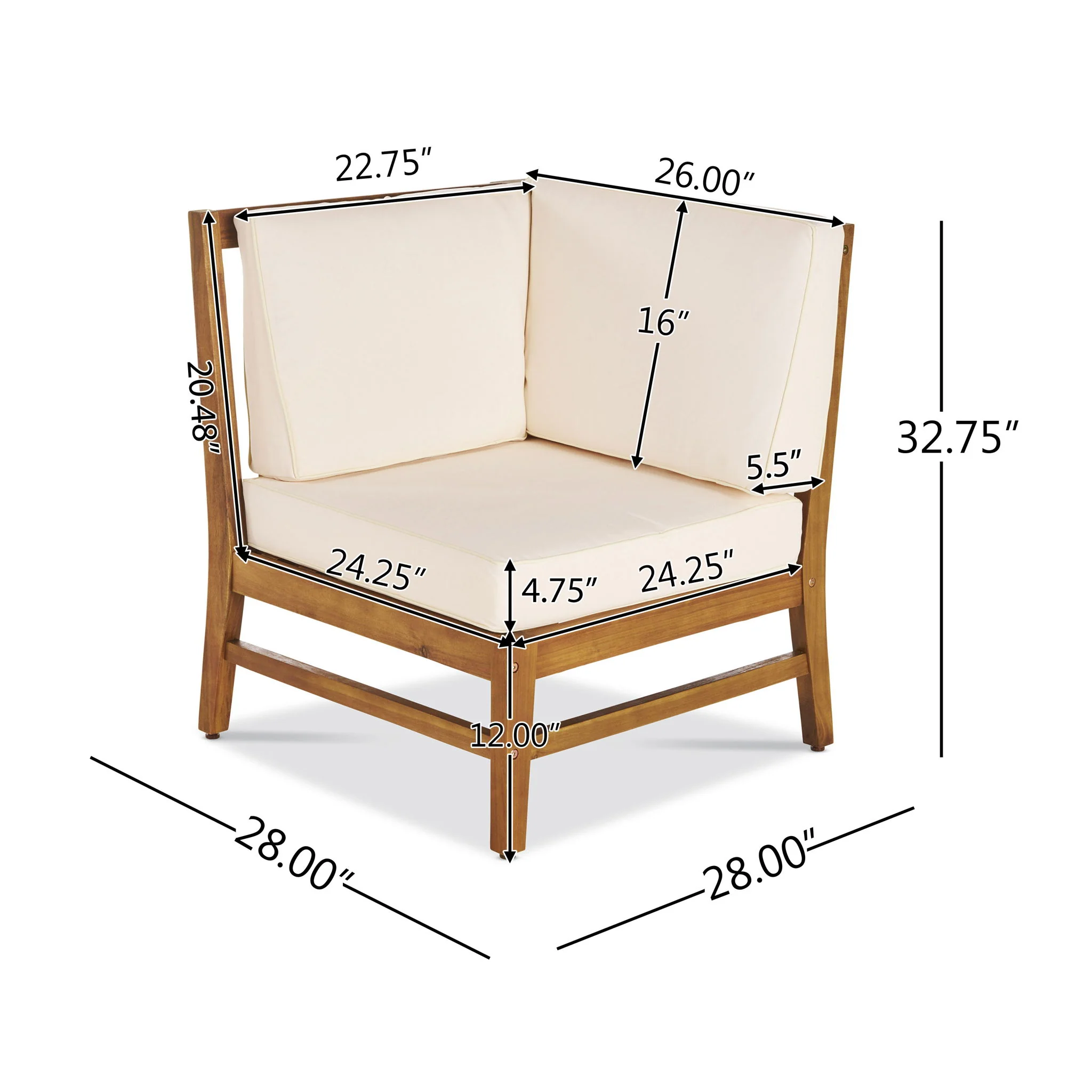 Perla - Corner Chair - Image 26
