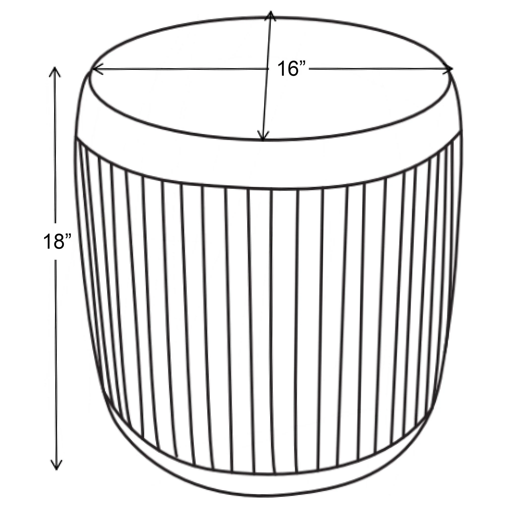 Pescadero - Round Upholstered Ottoman - Mauve - Image 4
