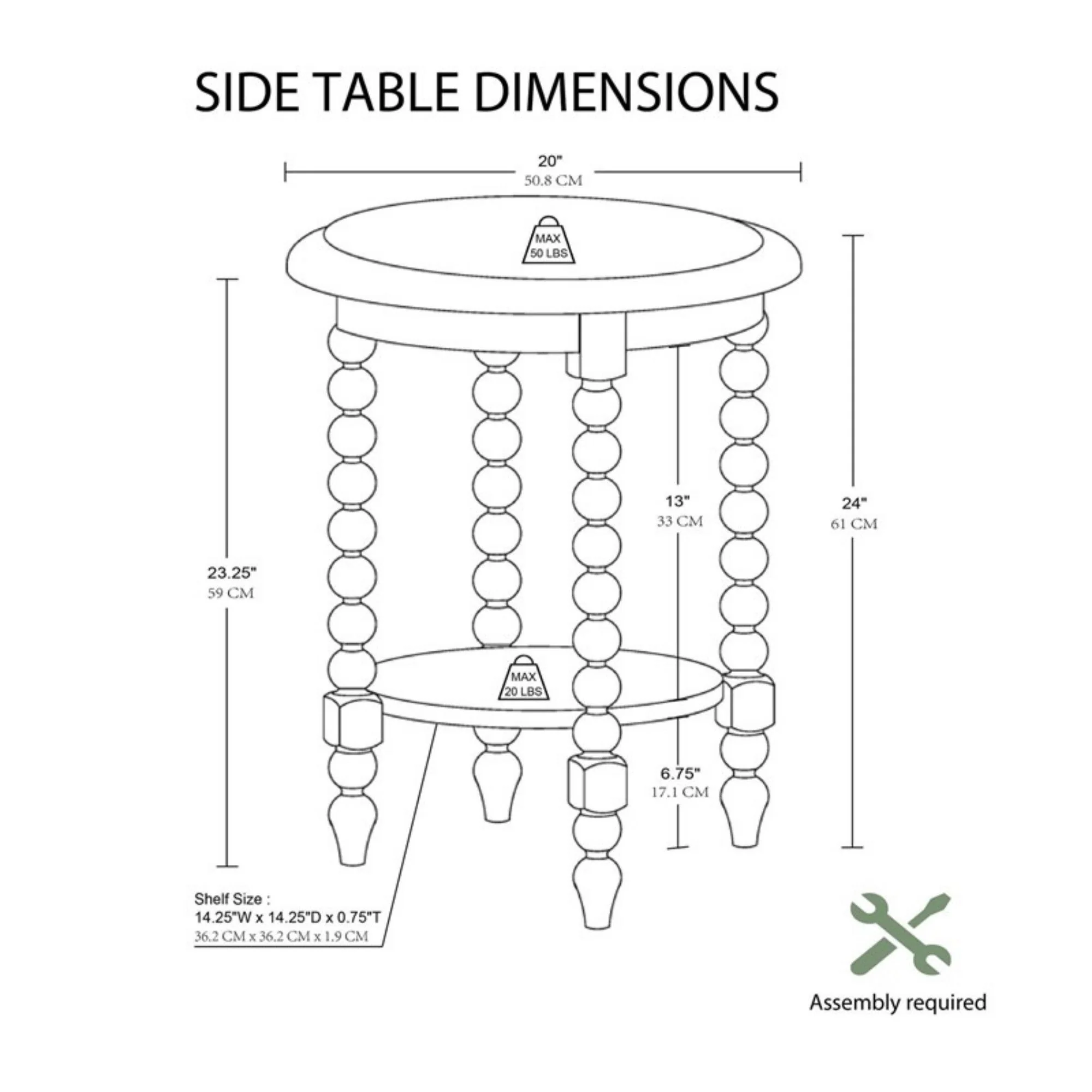 Philippe - Round End Table With Shelf - Brown - Image 7
