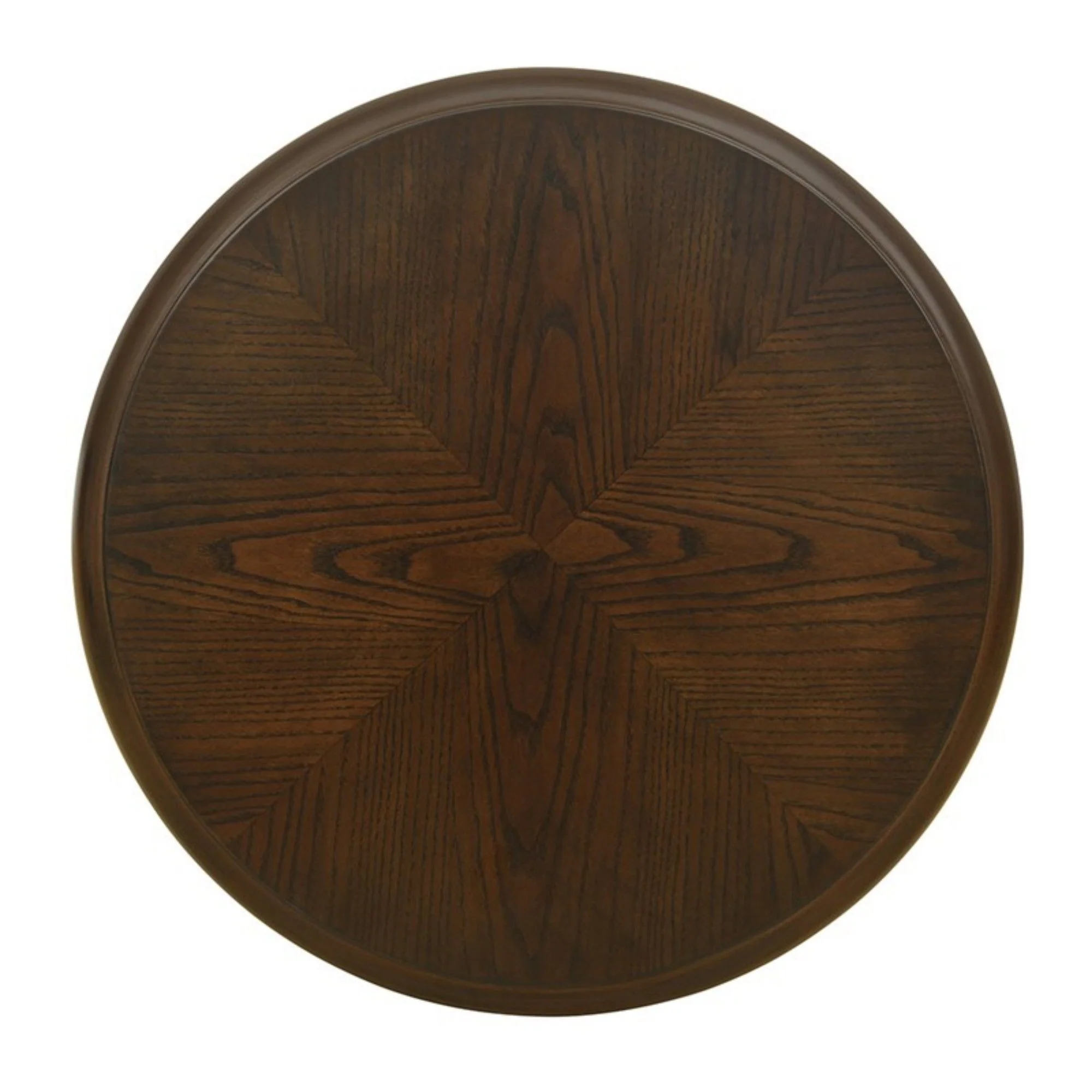 Philippe - Round End Table With Shelf - Brown - Image 9