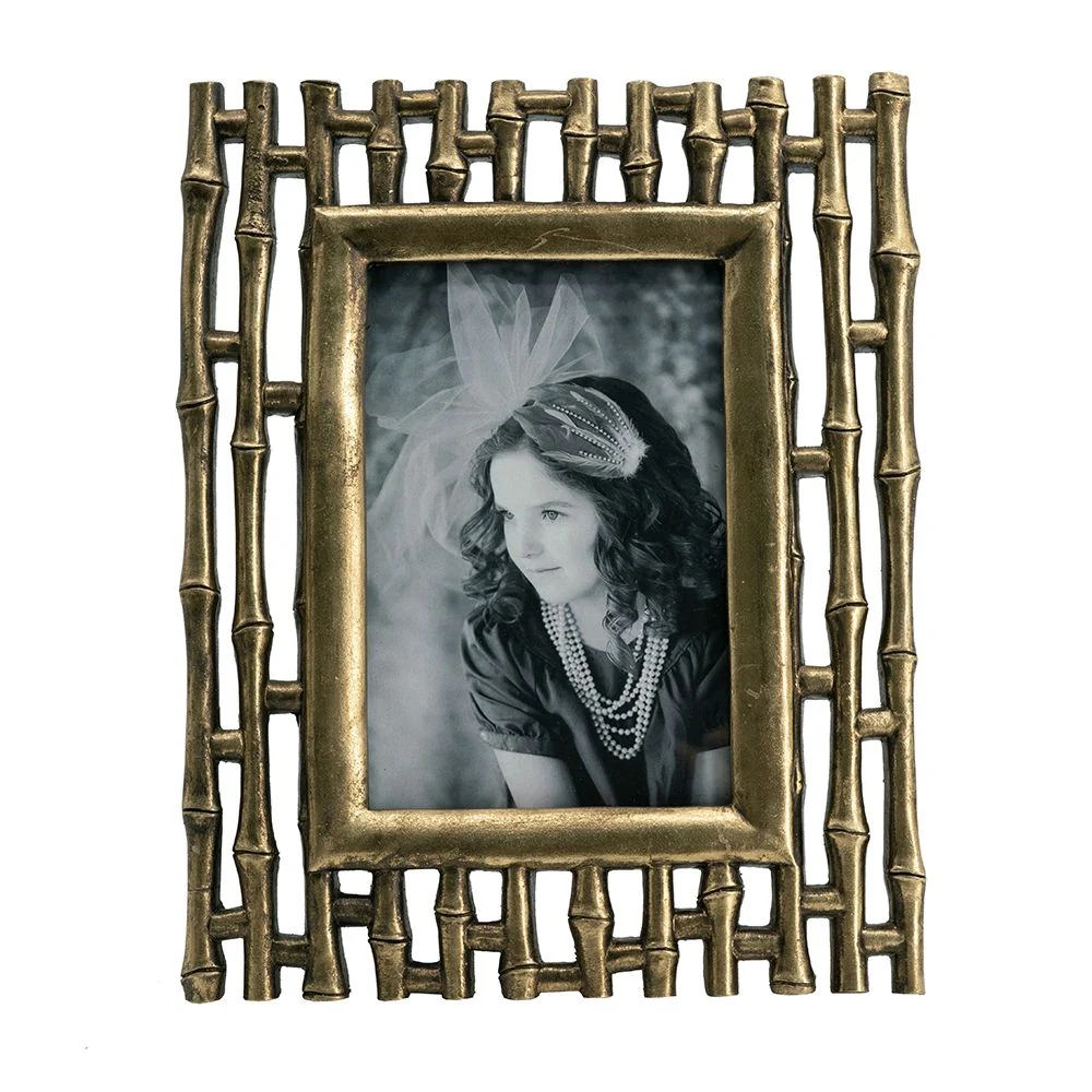 Photo Resin Frame, Opening (Set of 2) - Gold - Image 3