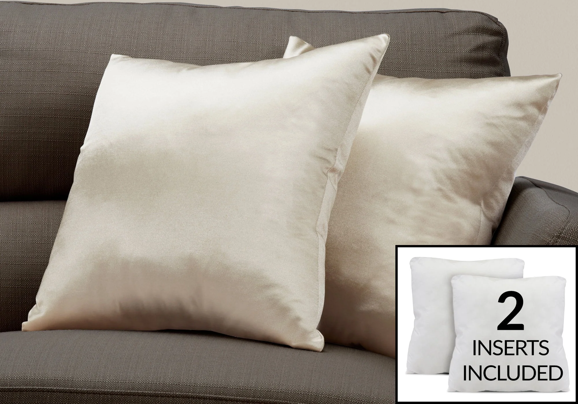 Pillows, Square, Insert Included, Decorative Throw, Hypoallergenic, Modern - Image 42