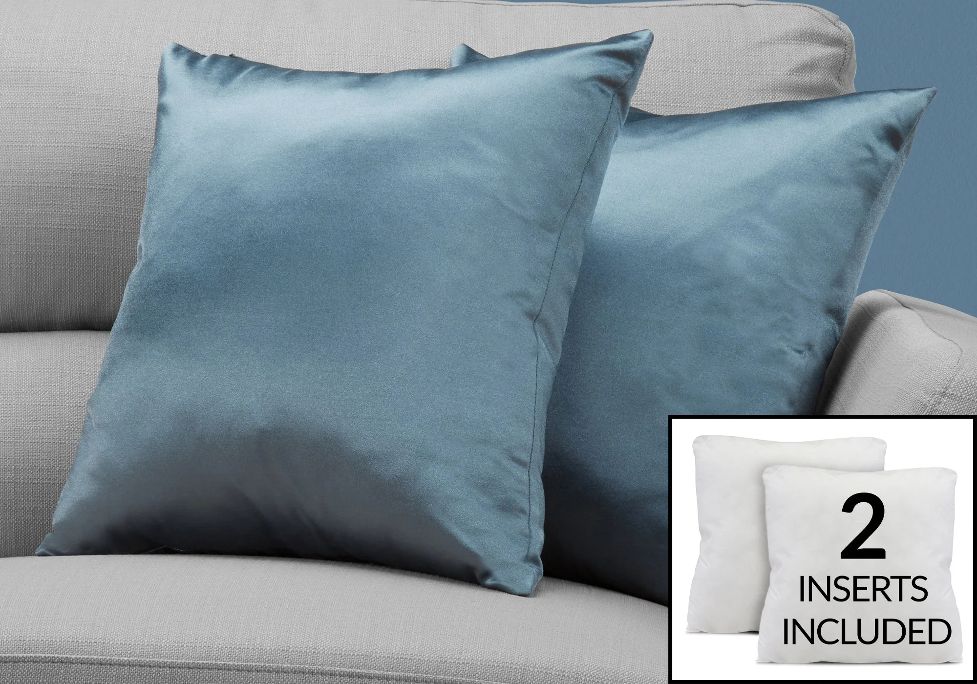 Pillows, Square, Insert Included, Decorative Throw, Hypoallergenic, Modern - Image 57