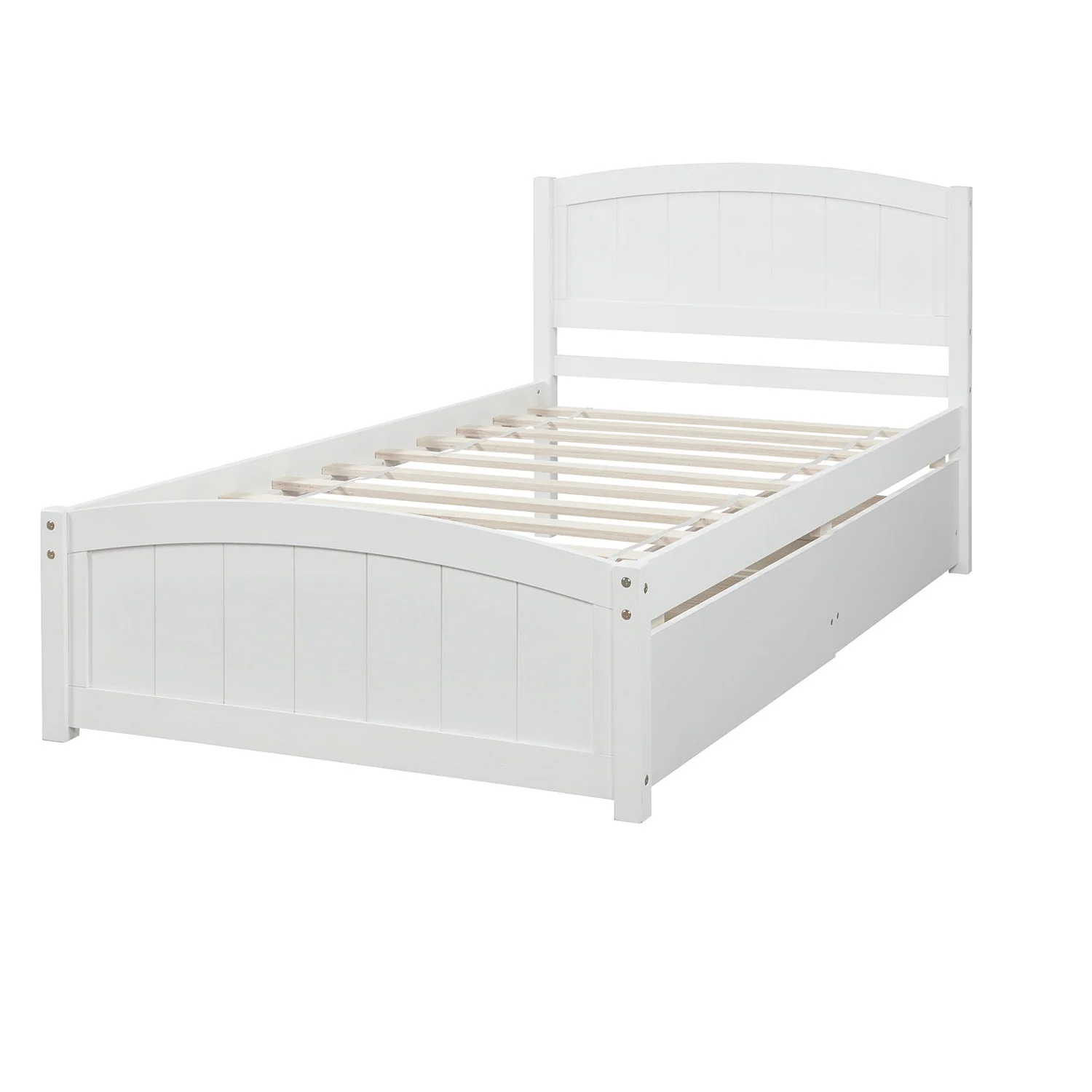 Platform Bed & Headboard, Footboard And Wood Slat Support - Image 27