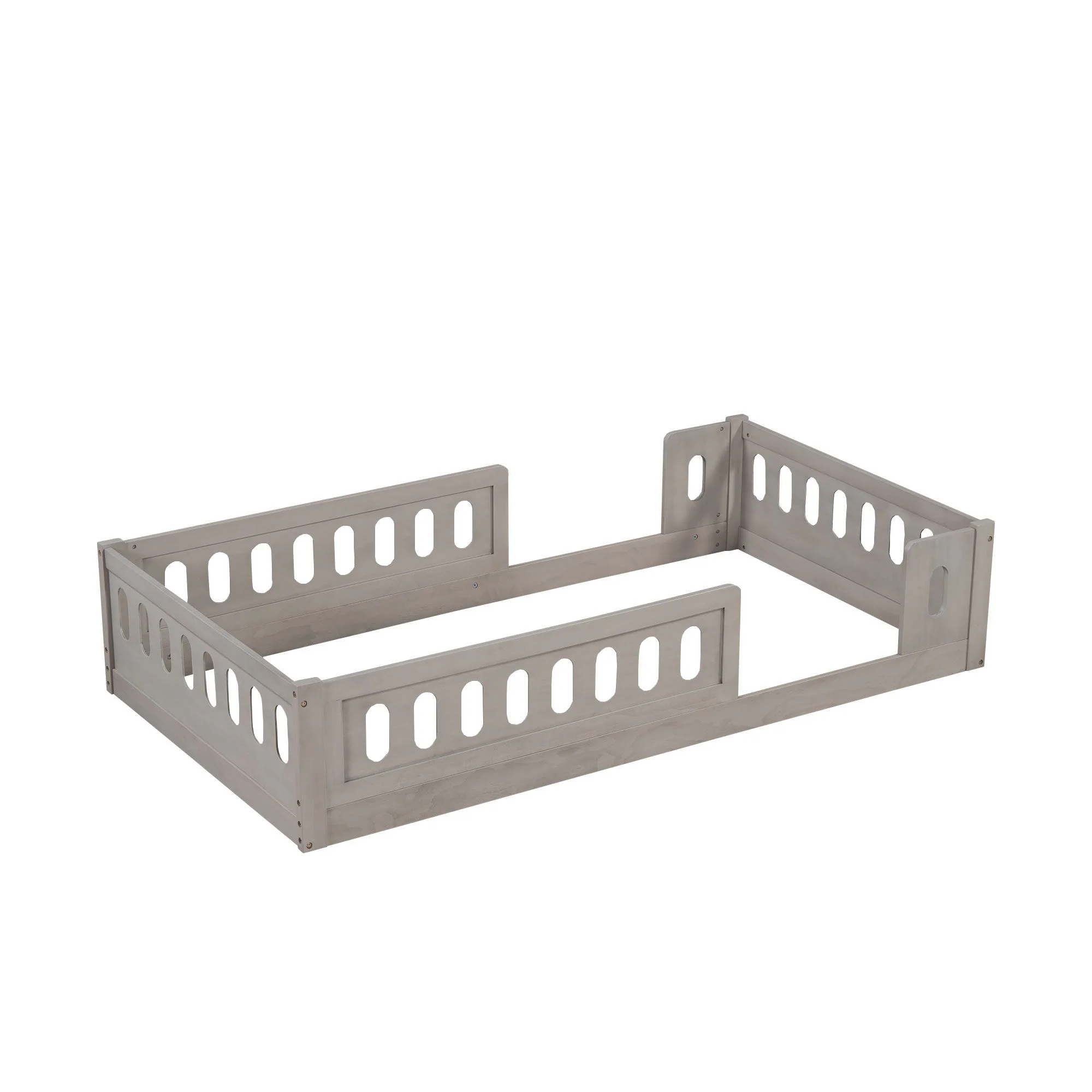 Platform Bed With Guardrail - Image 36