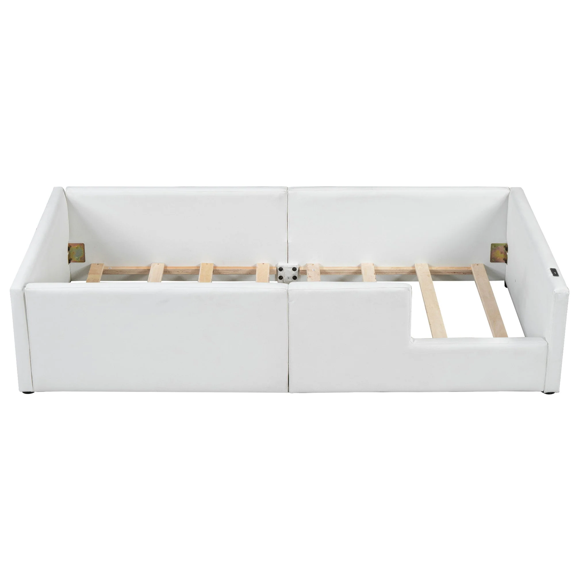 Platform Bed With Guardrail And Charging Station - Image 10
