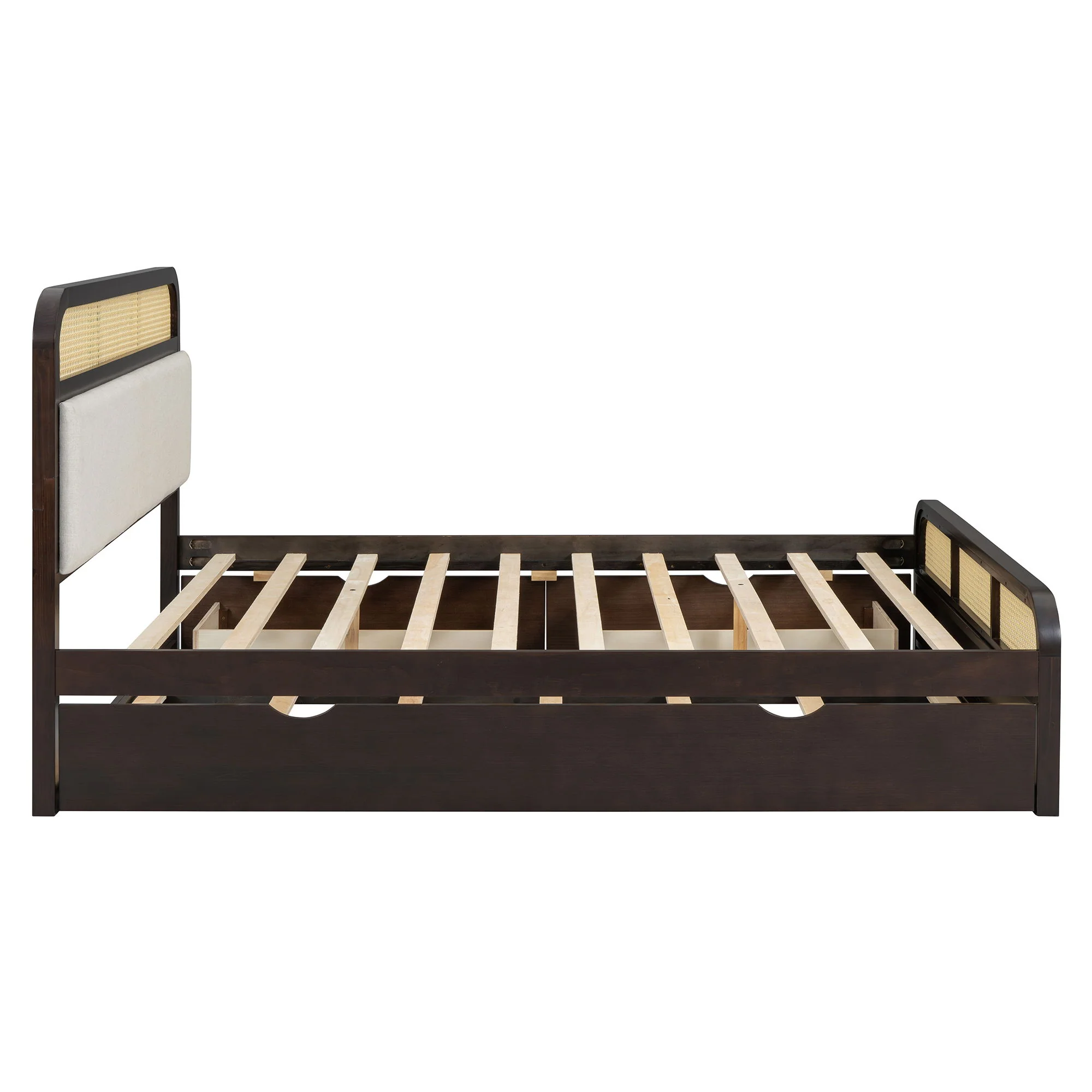 Platform Bed With Trundle And 2 Drawers - Image 4