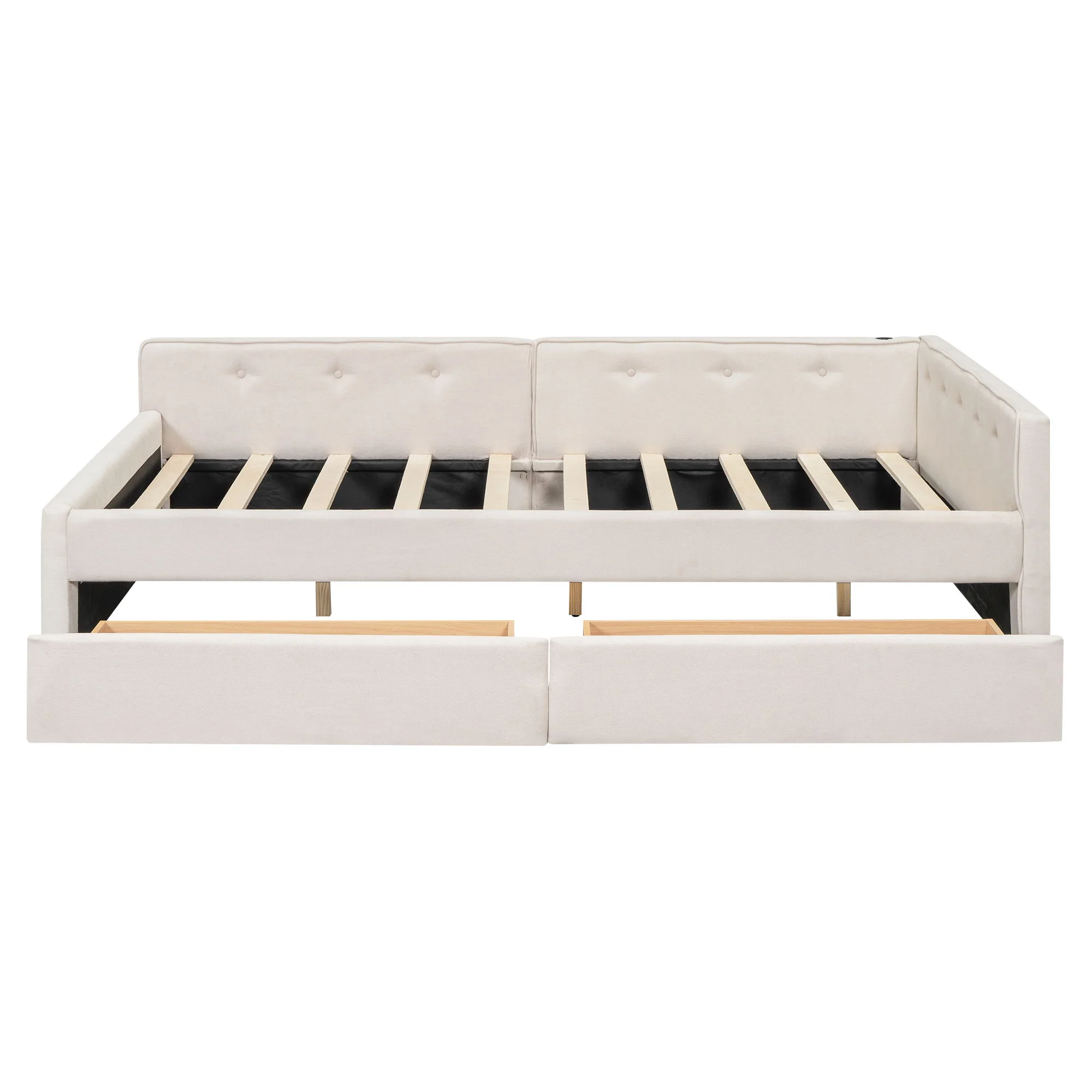 Platform Bed With USB Ports - Image 4