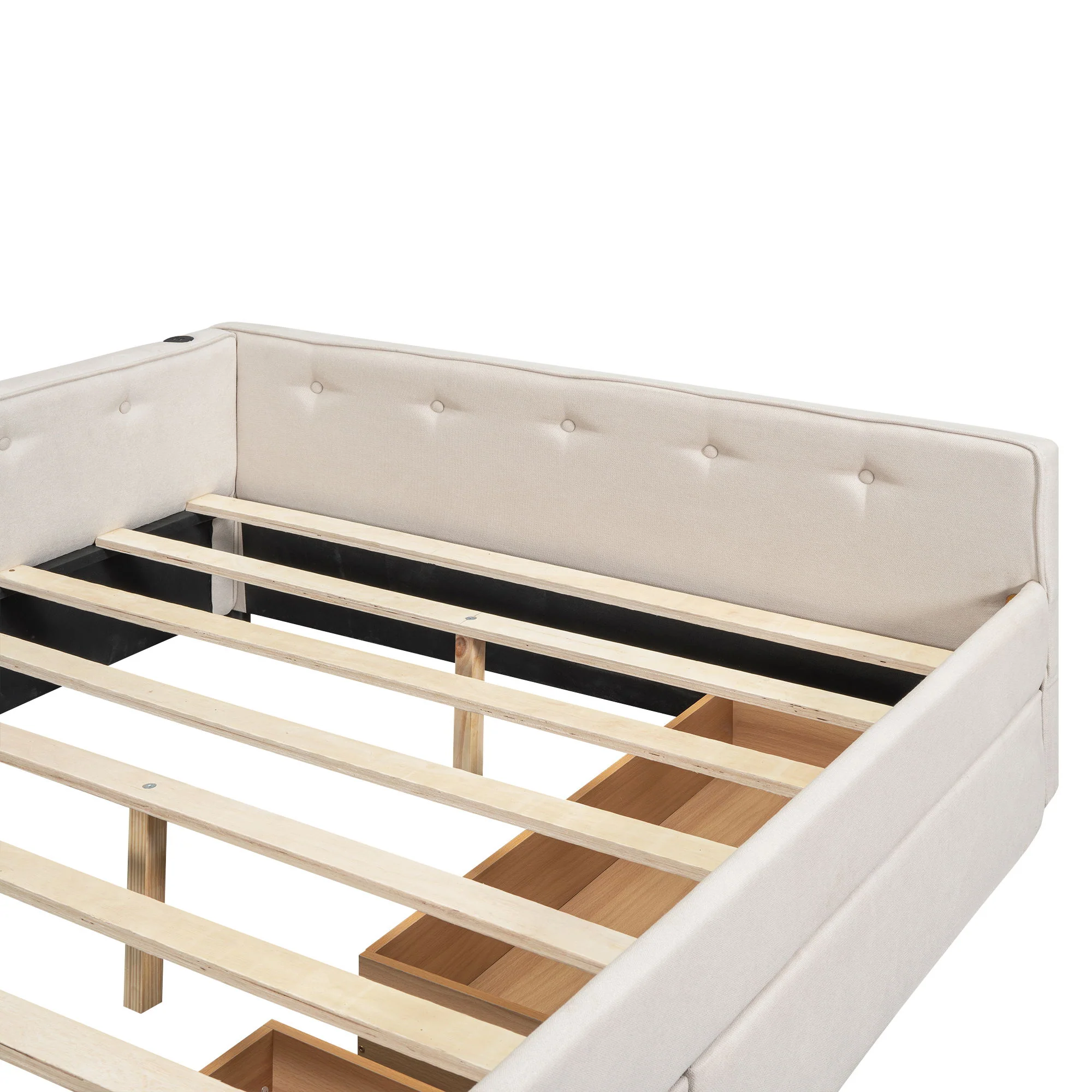 Platform Bed With USB Ports - Image 5