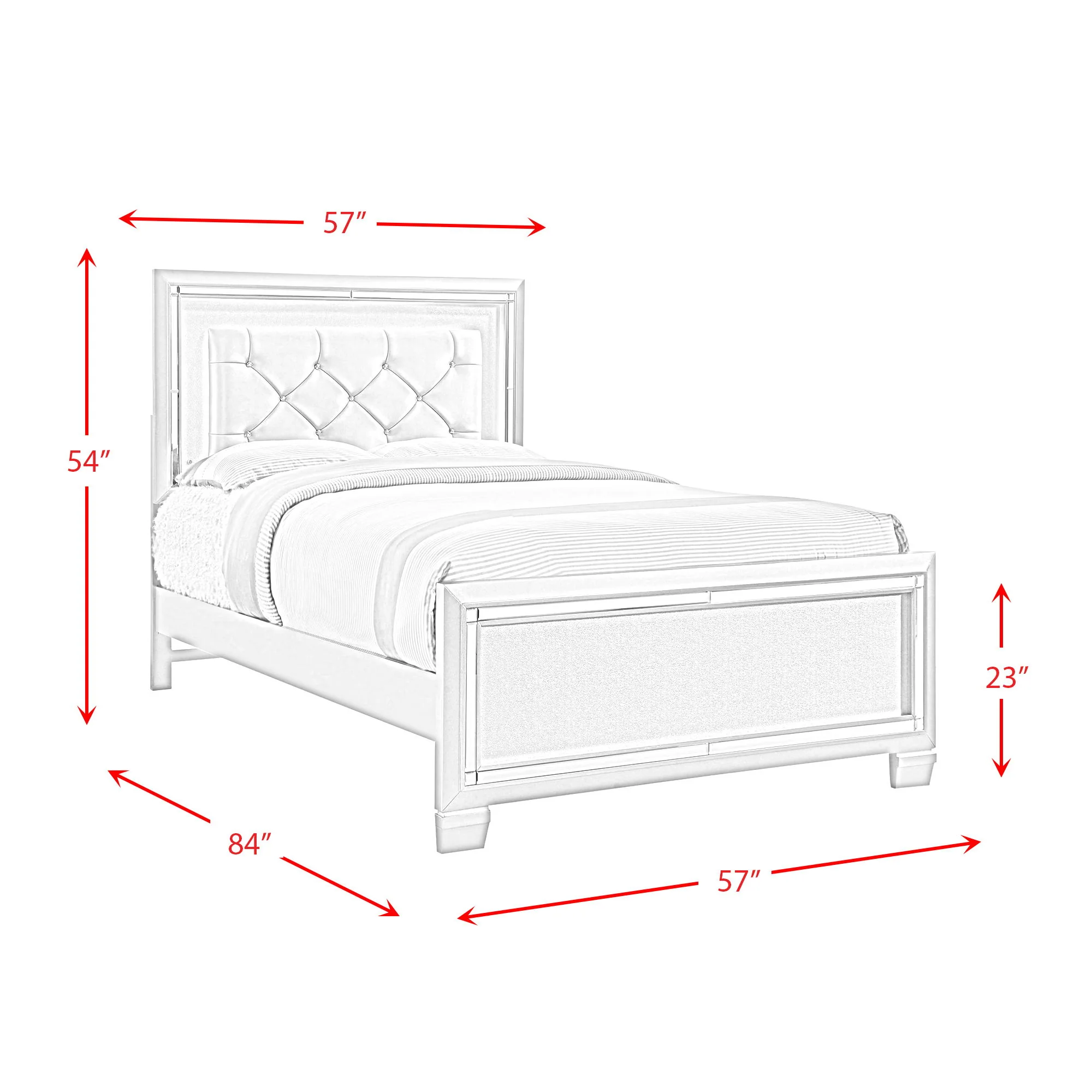 Platinum - Youth Platform Bedroom Set - Image 7