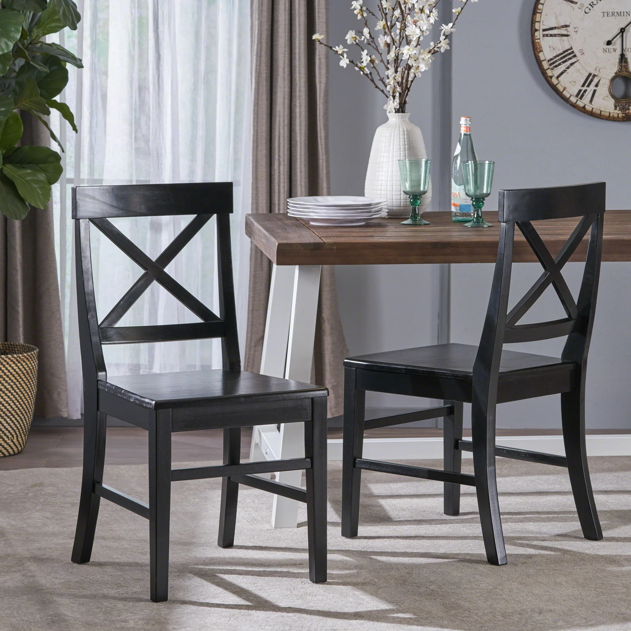 Plethora - Dining Chair With X Shaped Back (Set of 2) - Image 30