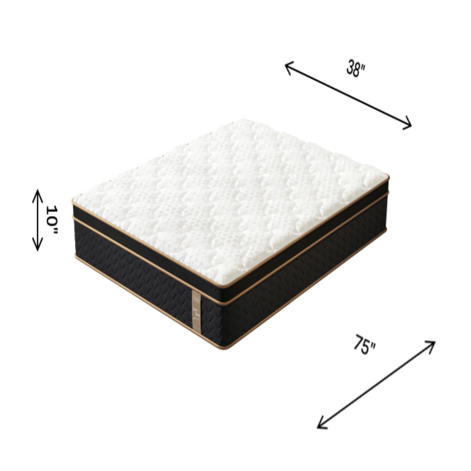 Plush Hybrid Mattresses With Gel Memory Foam, Individual Pocket Spring Motion Isolation Edge Support - Image 5