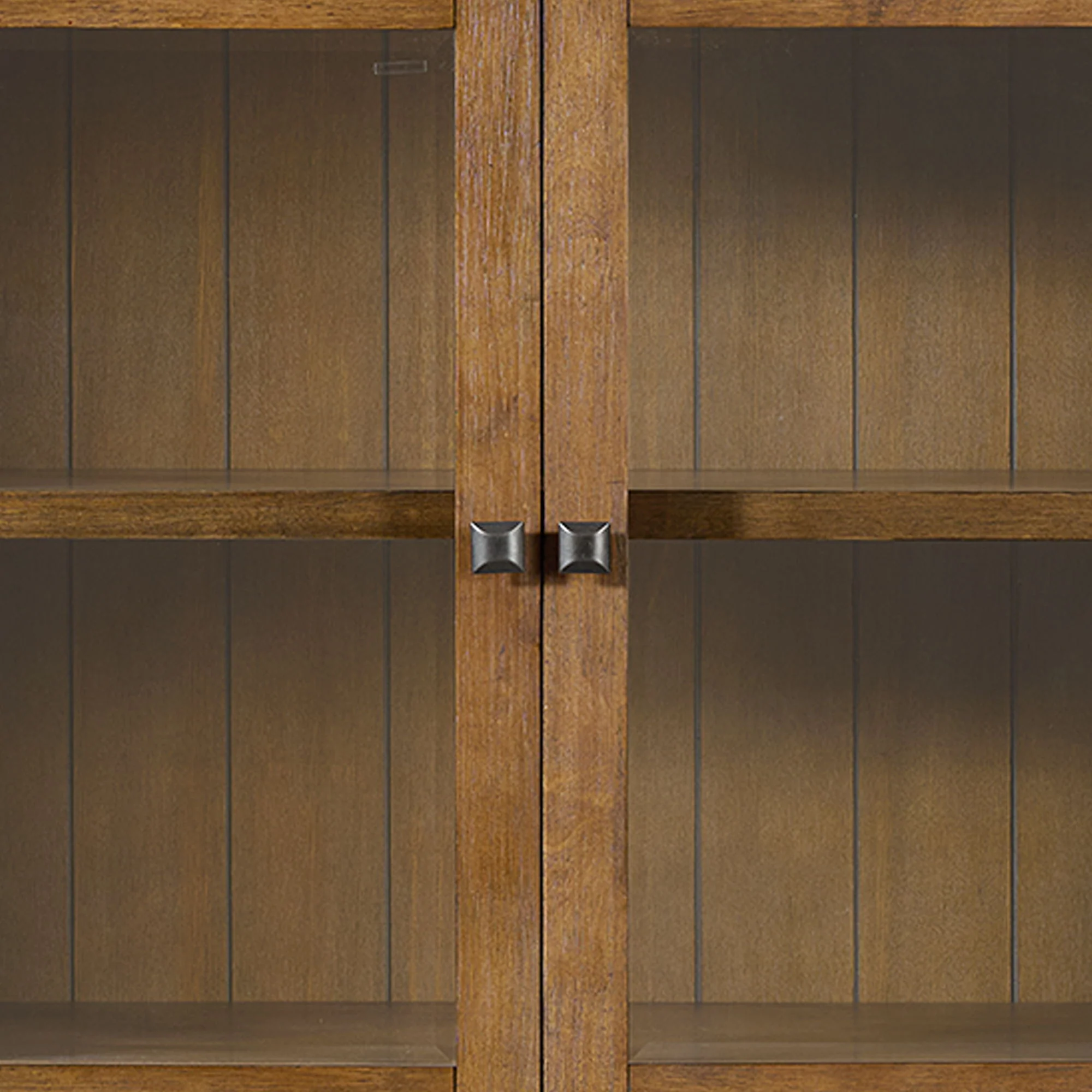 Portico - Display Cabinet - Brown Oak - Image 3