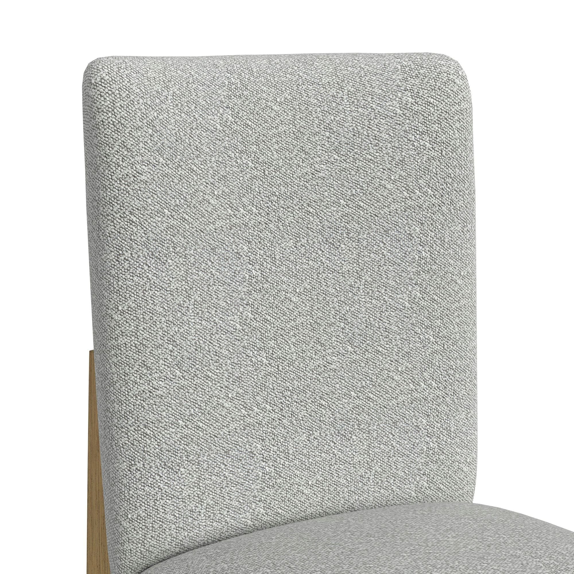 Portland - Square Back Dining Side Chair (Set of 2) - Natural / Gray - Image 3