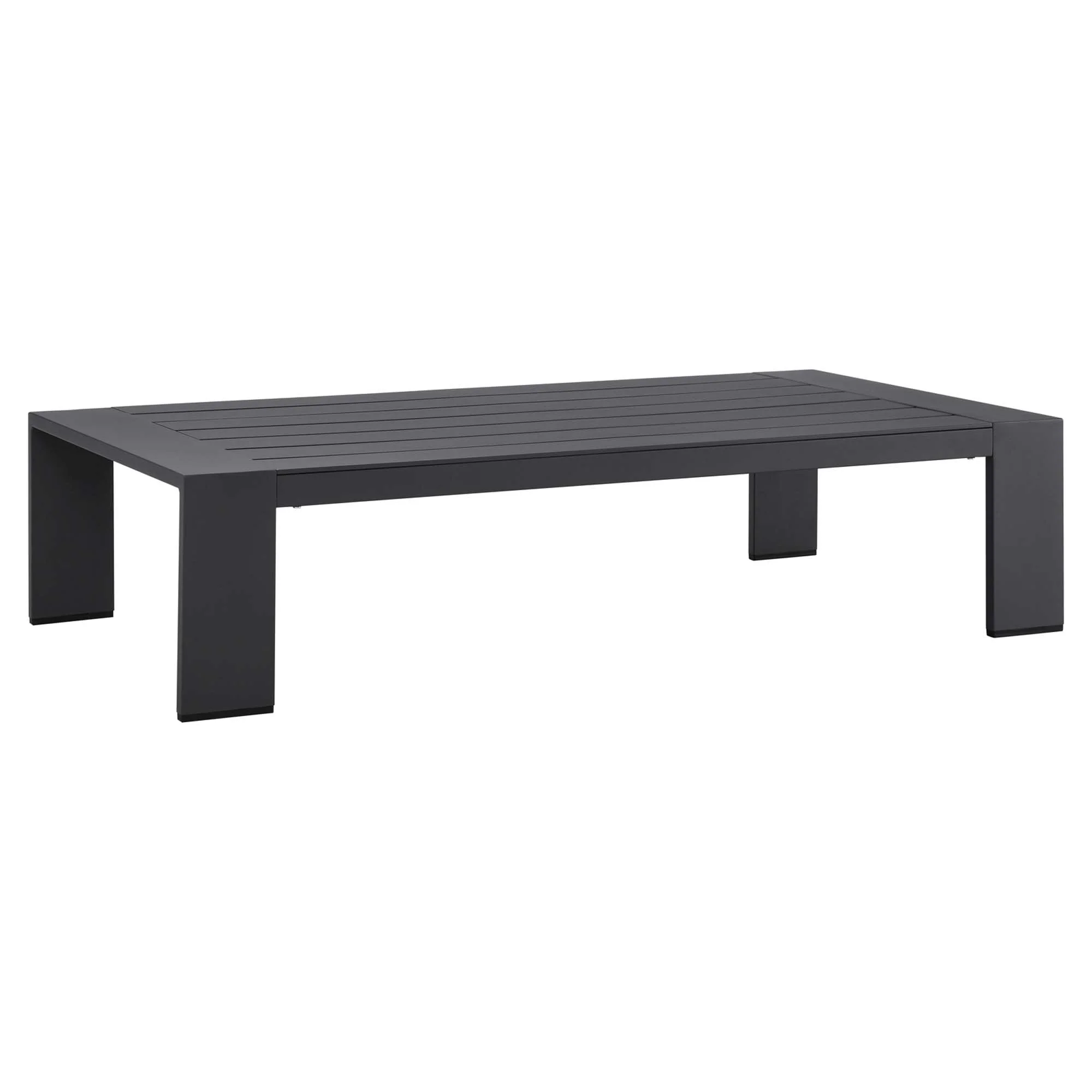 Powder-Coated Aluminum Outdoor Patio Coffee Table - Modern Weather-Resistant Design - Image 8