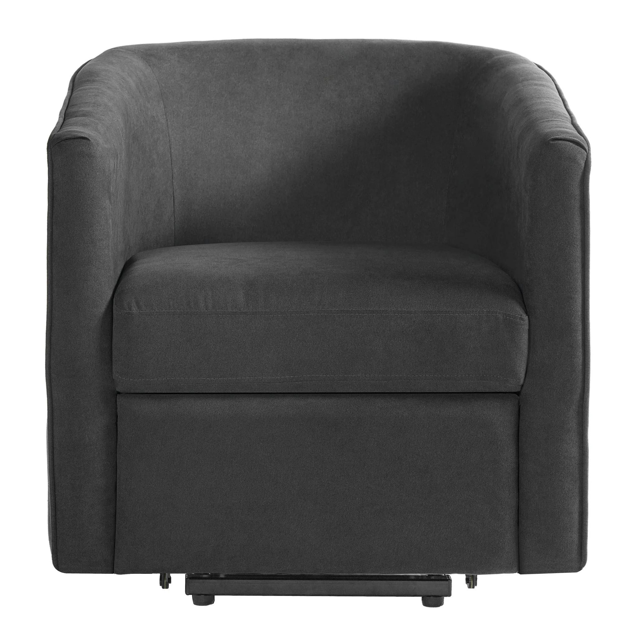 Power Lift Recliner Barrel Shape Reclining Chair With Footrest And Side Pocket - Image 2