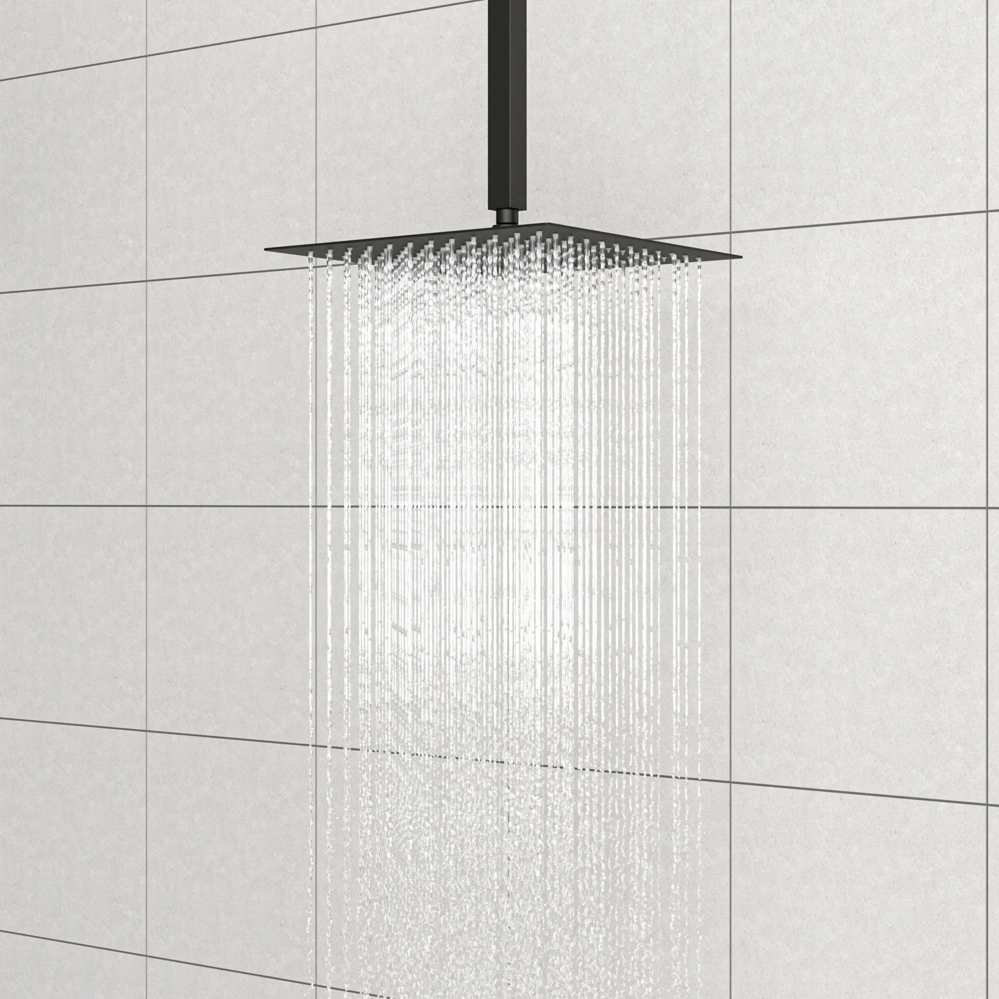Premium 8" Ceiling Mounted Shower Arm With Flange - Image 7