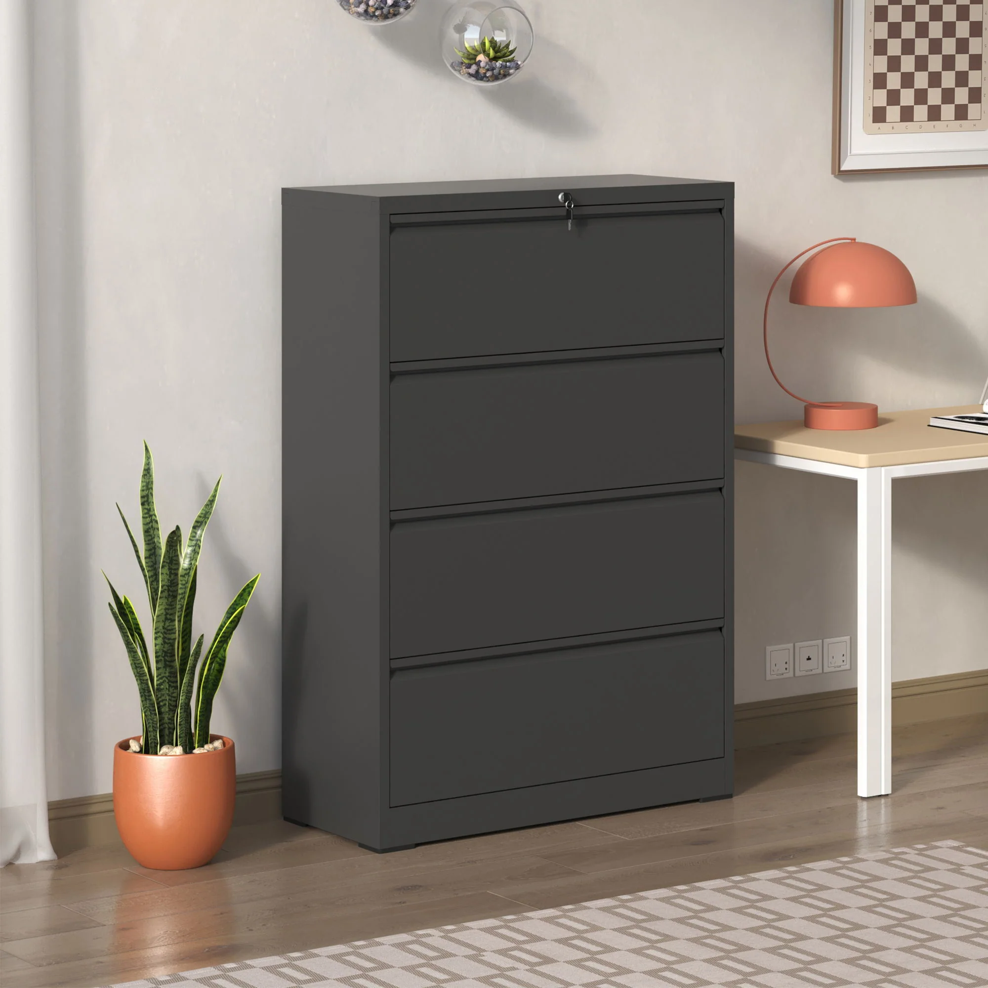 Premium Drawer Metal Lateral File Cabinet With Lock - Image 68
