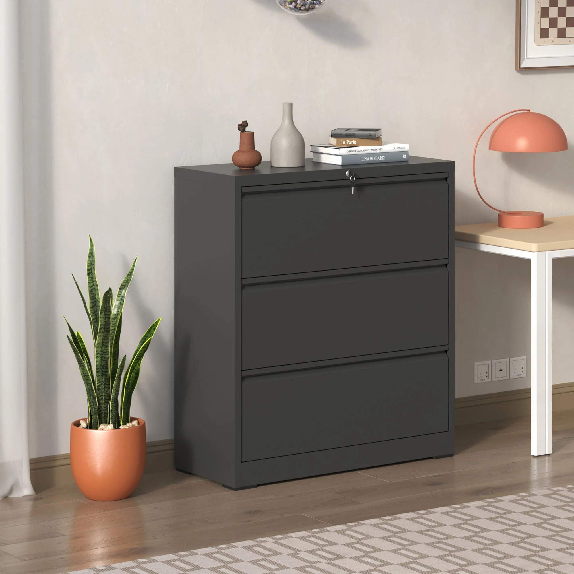 Premium Drawer Metal Lateral File Cabinet With Lock - Image 70