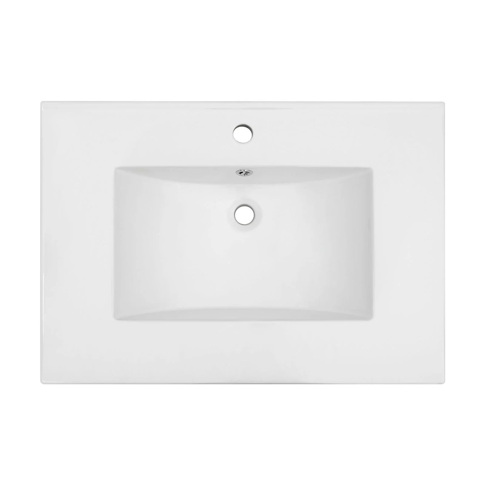 Premium Rectangular Vanity Top With Single Faucet Hole And Overflow - Image 7