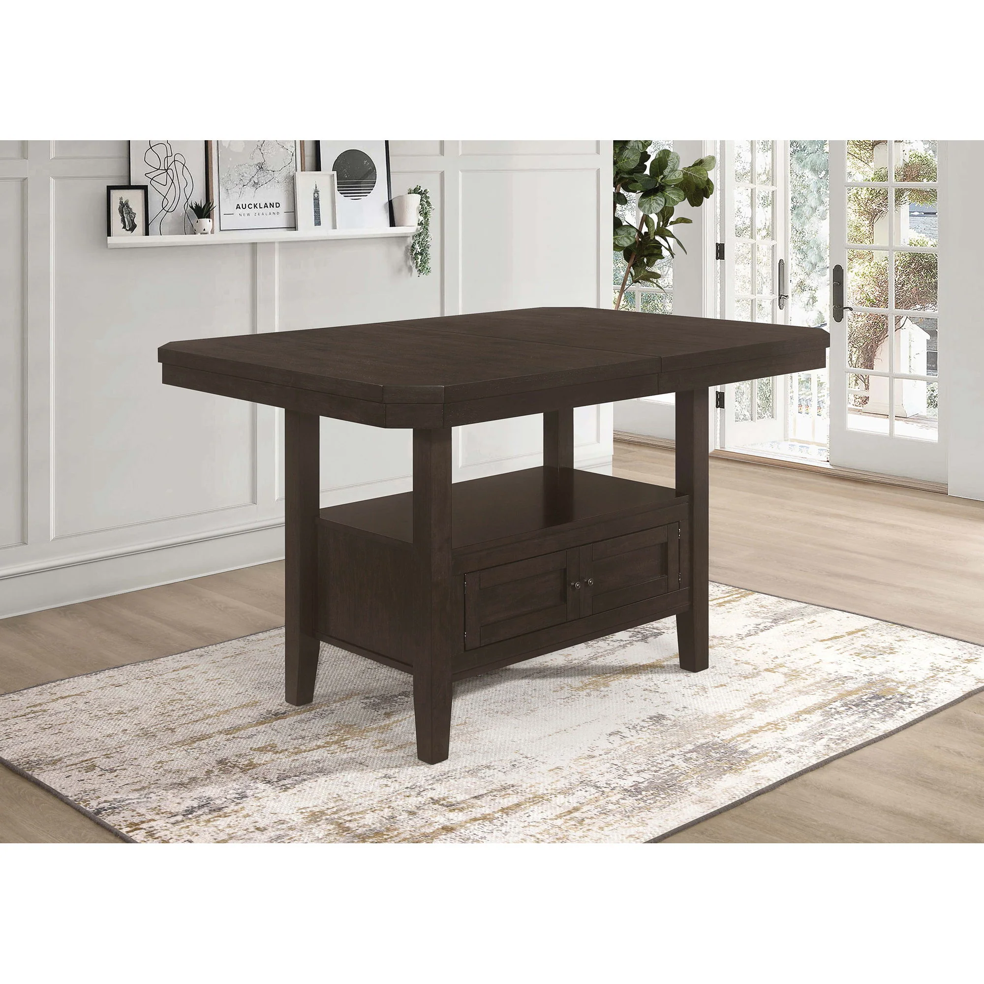 Prentiss - Extension Counter Dining Table - Cappuccino - Image 7