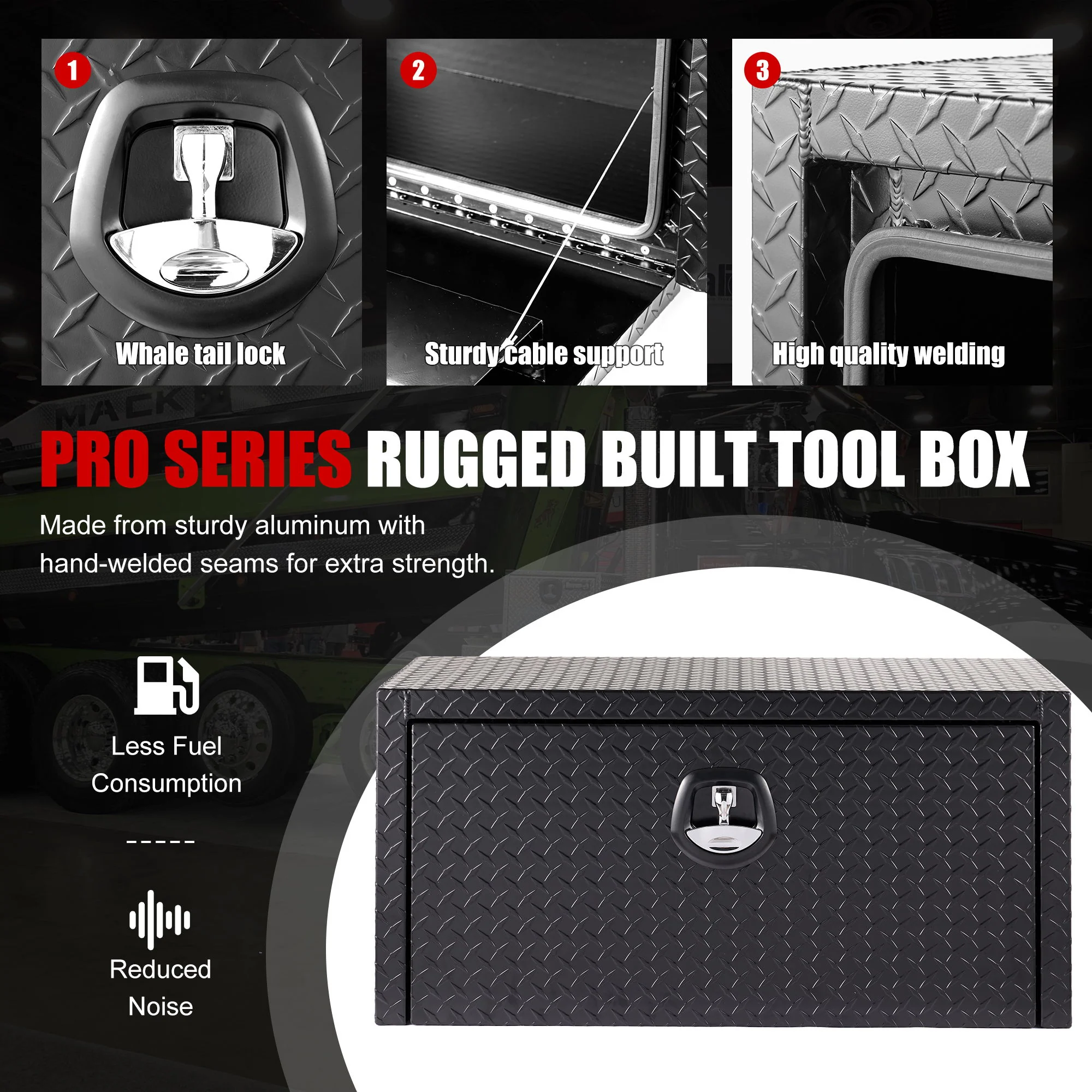 Pro Series - Underbody Truck Tool Box Waterproof Storage Chest - Image 13