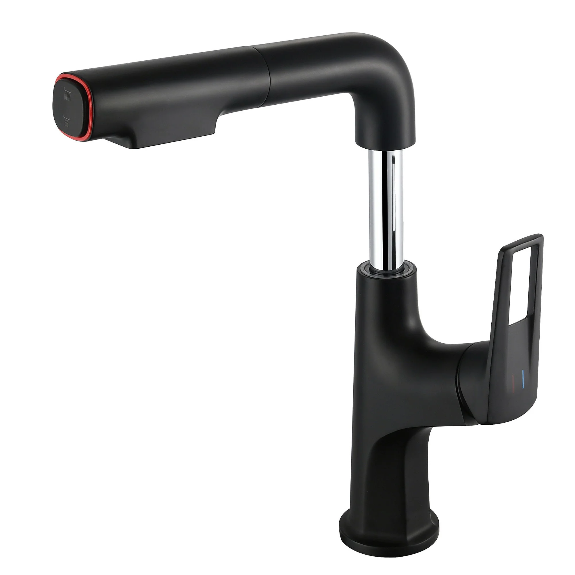 Pull Down Vessel Faucet With Lift Spout & Dual Spray Modes - Image 2