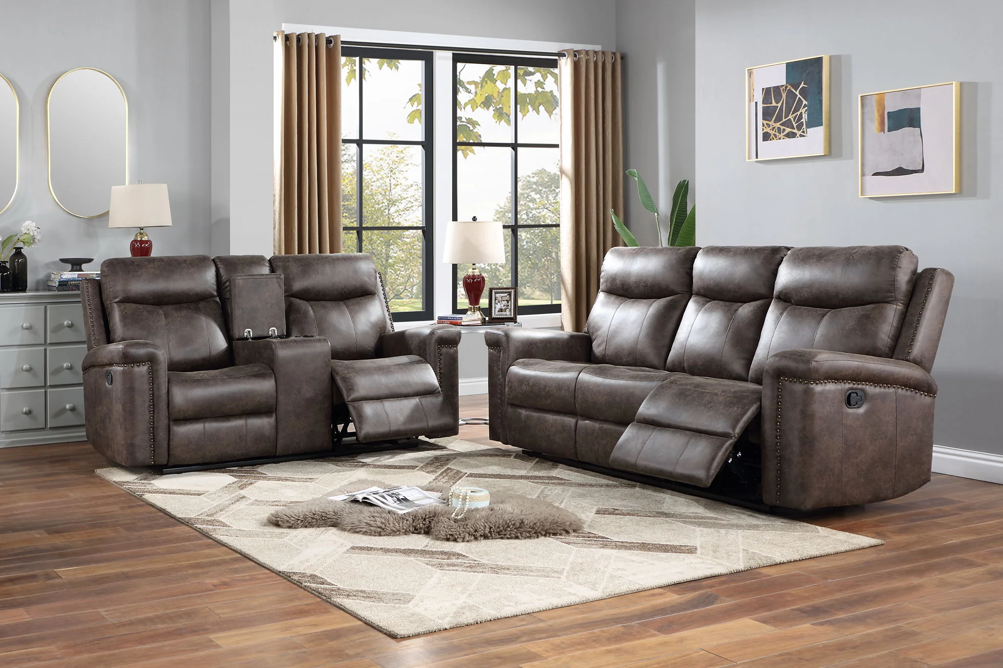 Quade - Reclining Sofa Set - Image 5