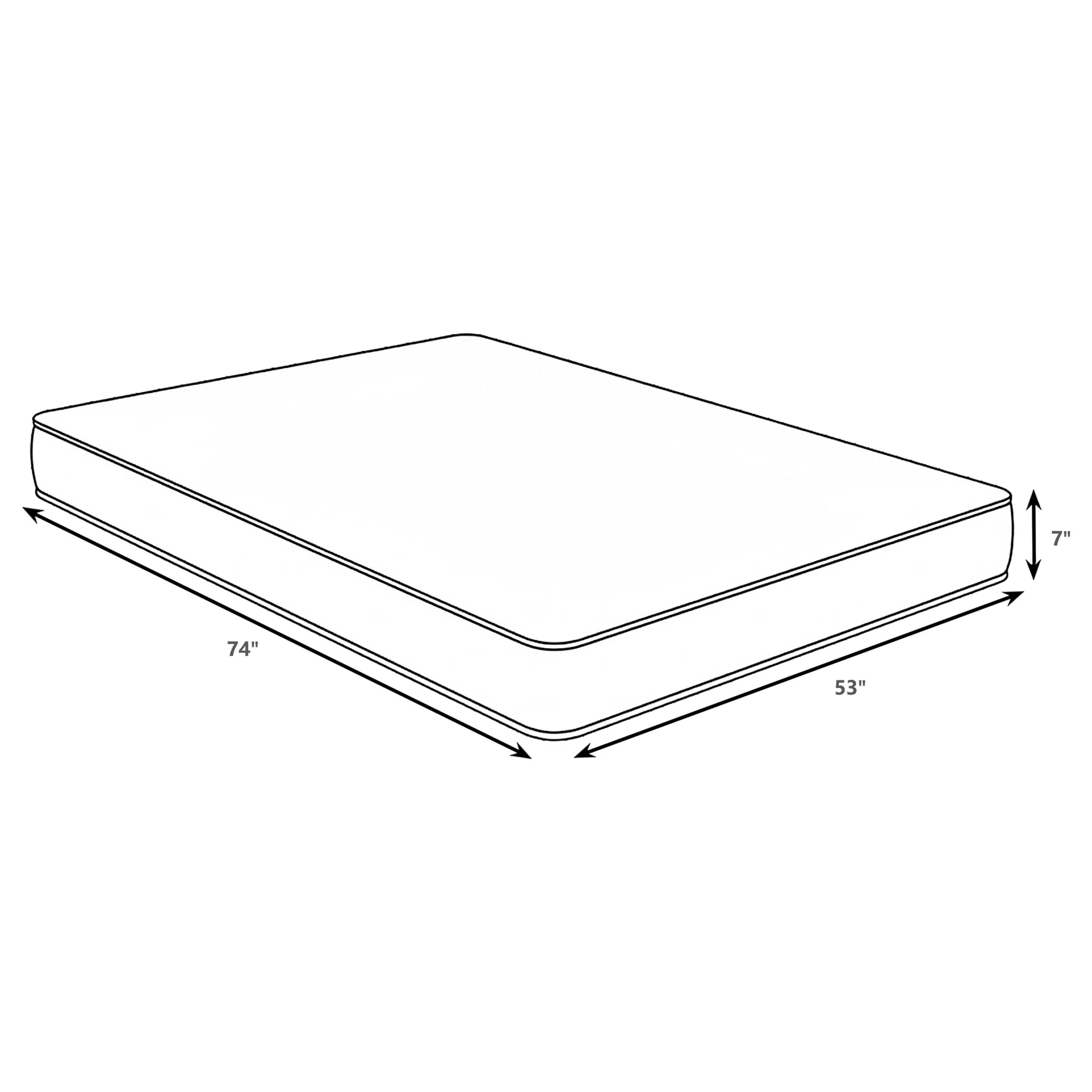 Quimby 7-Inch Full Innerspring Quilted Foam Mattress - Image 2