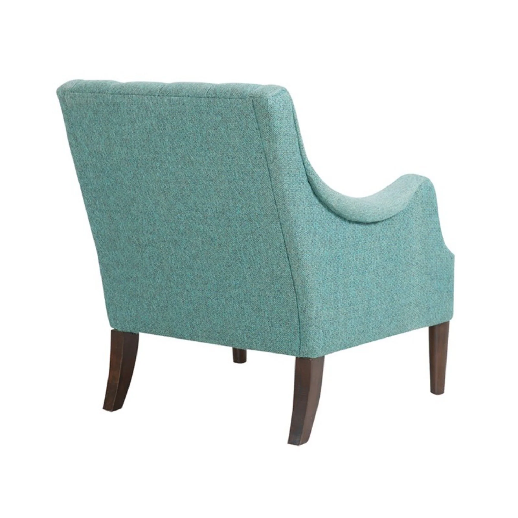 Qwen - Button Tufted Accent Chair With - Teal - Image 3