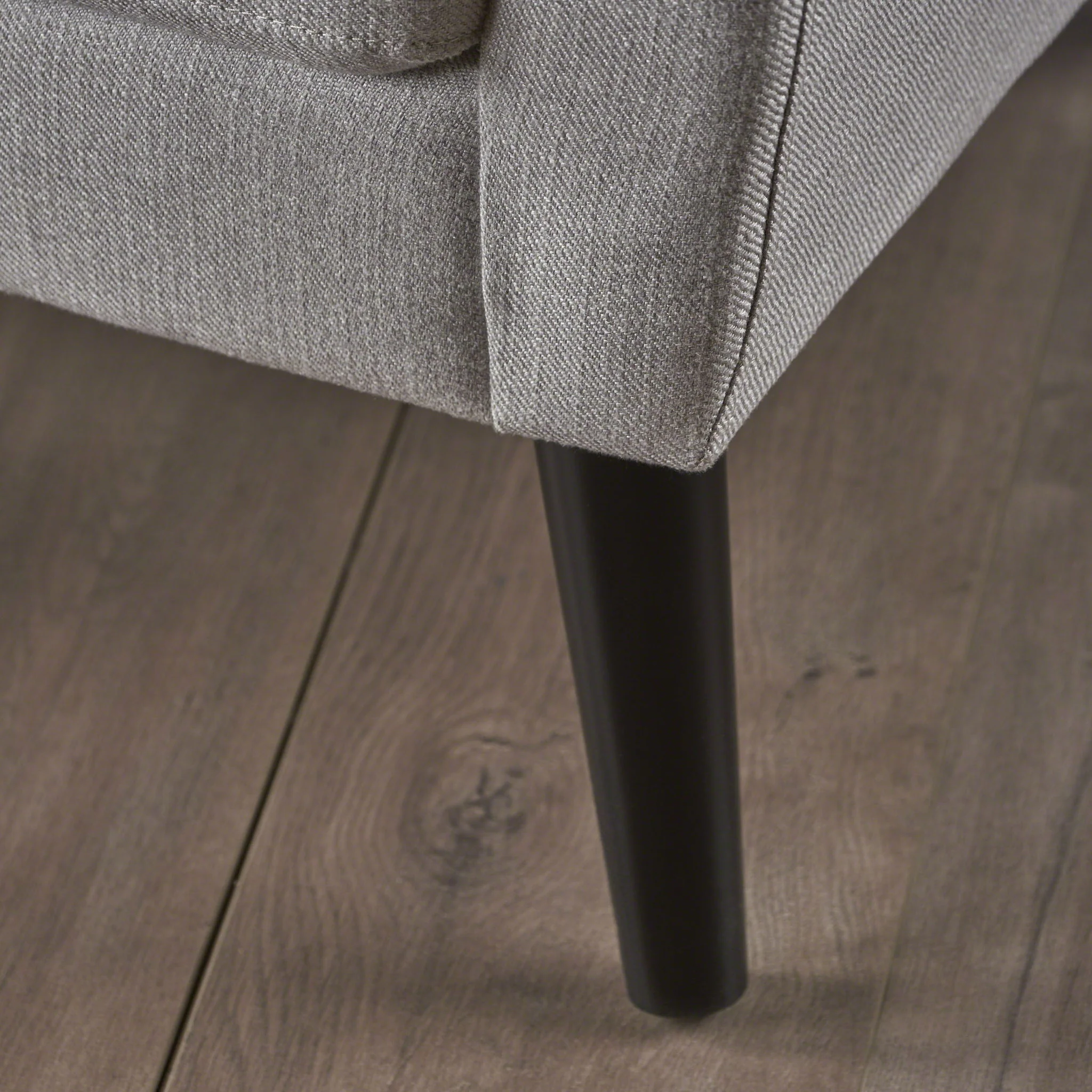 Radiantize - Upholstered Fabric Club Chair With Square-Off Back And Button Tufted - Image 6