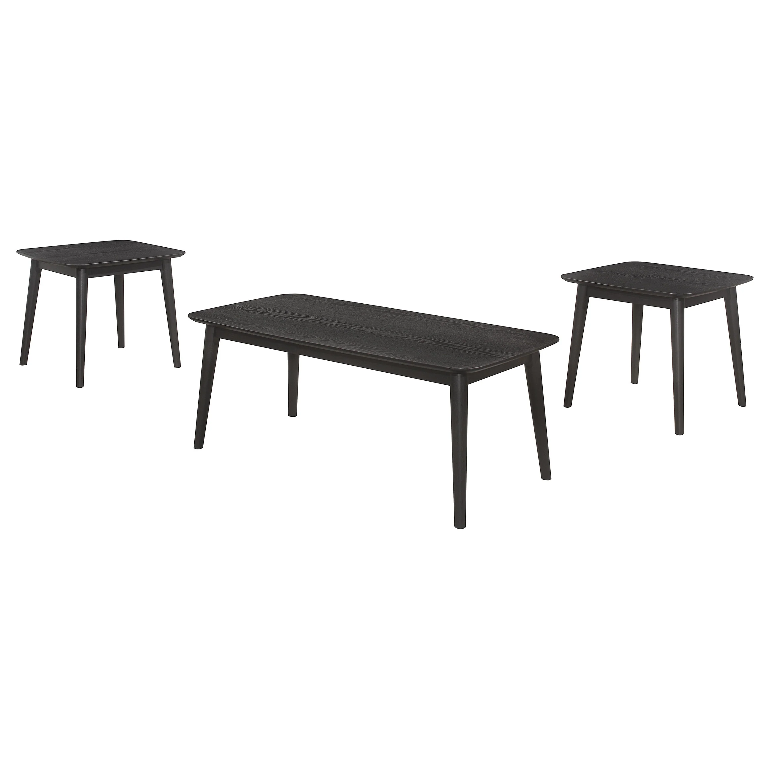 Radley 3-Piece Rectangular Coffee Table Set Black - Image 2